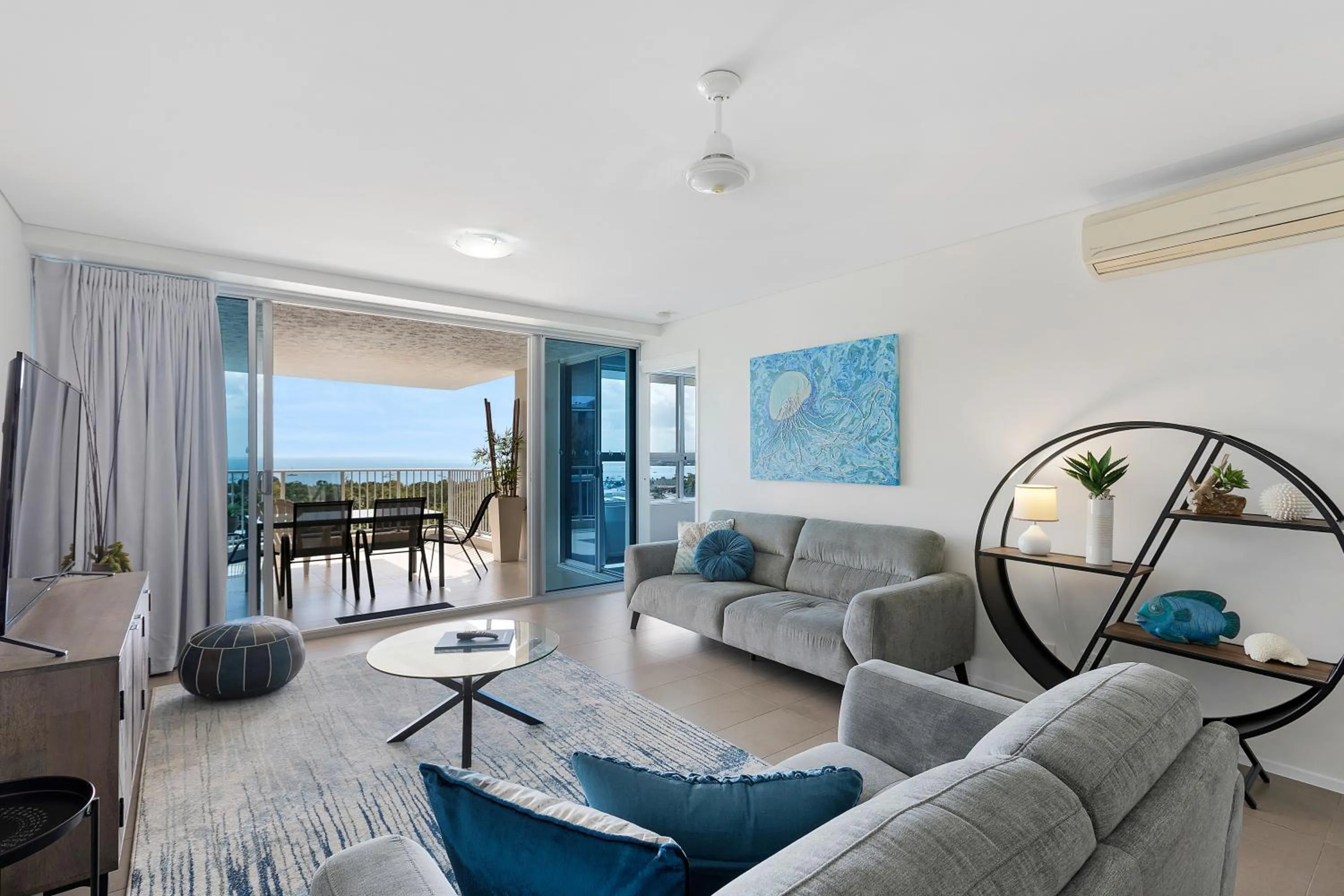 Living room in Azure Sea Whitsunday Resort