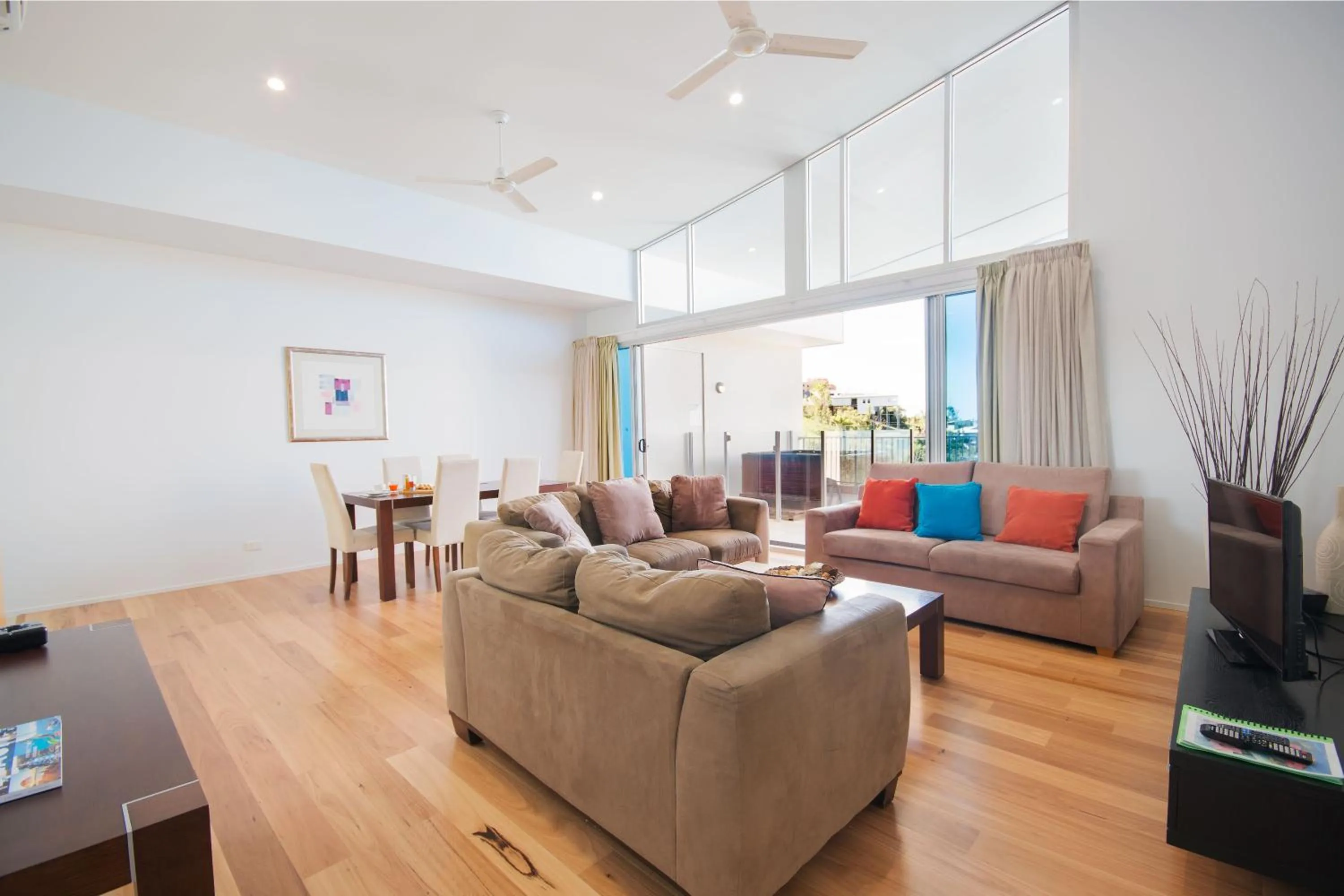 Living room in Azure Sea Whitsunday Resort