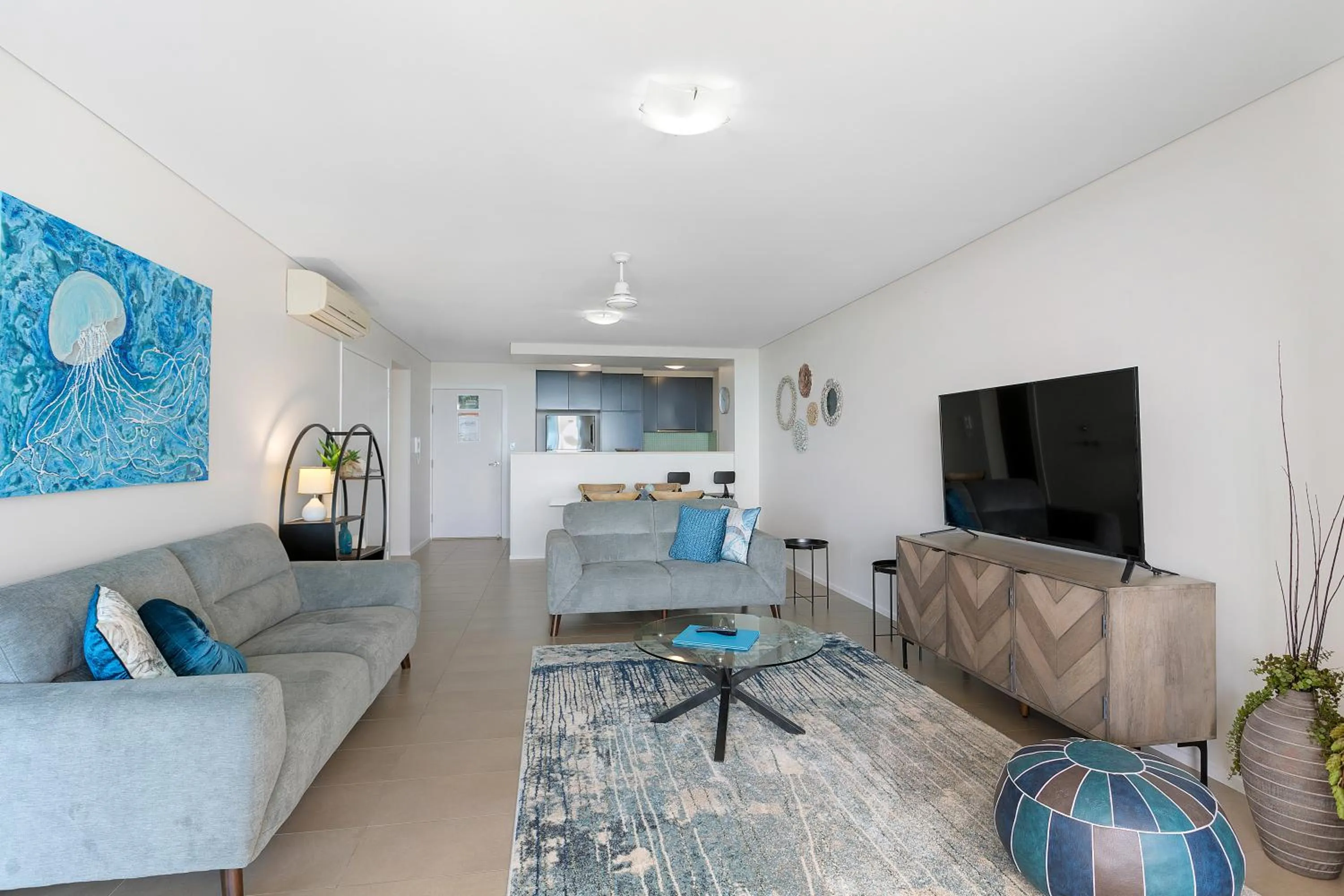 Living room in Azure Sea Whitsunday Resort