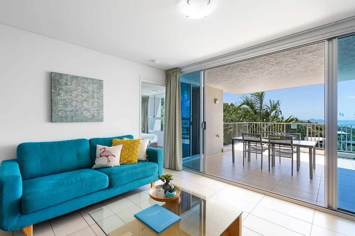 Living room in Azure Sea Whitsunday Resort
