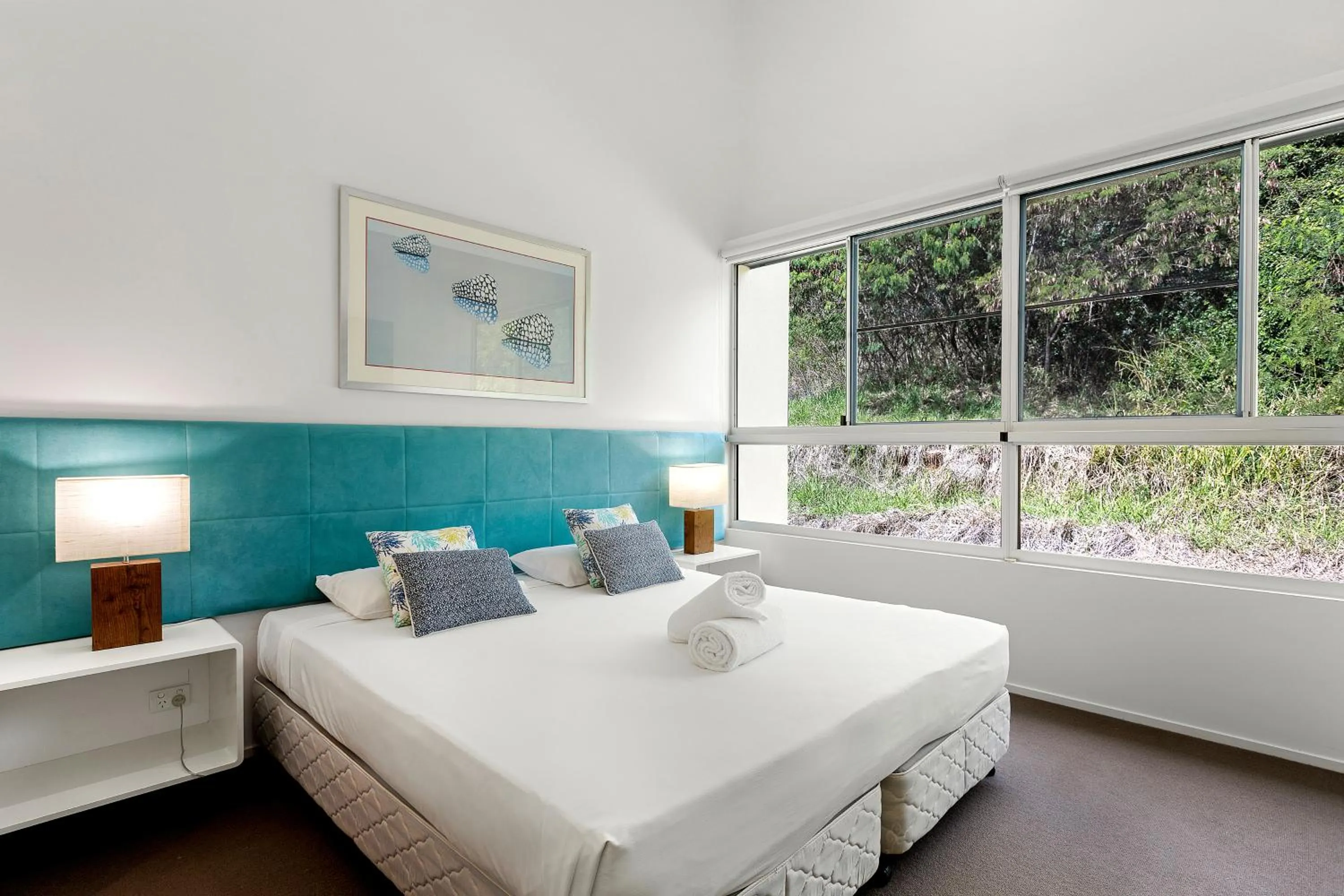 Bedroom, Bed in Azure Sea Whitsunday Resort