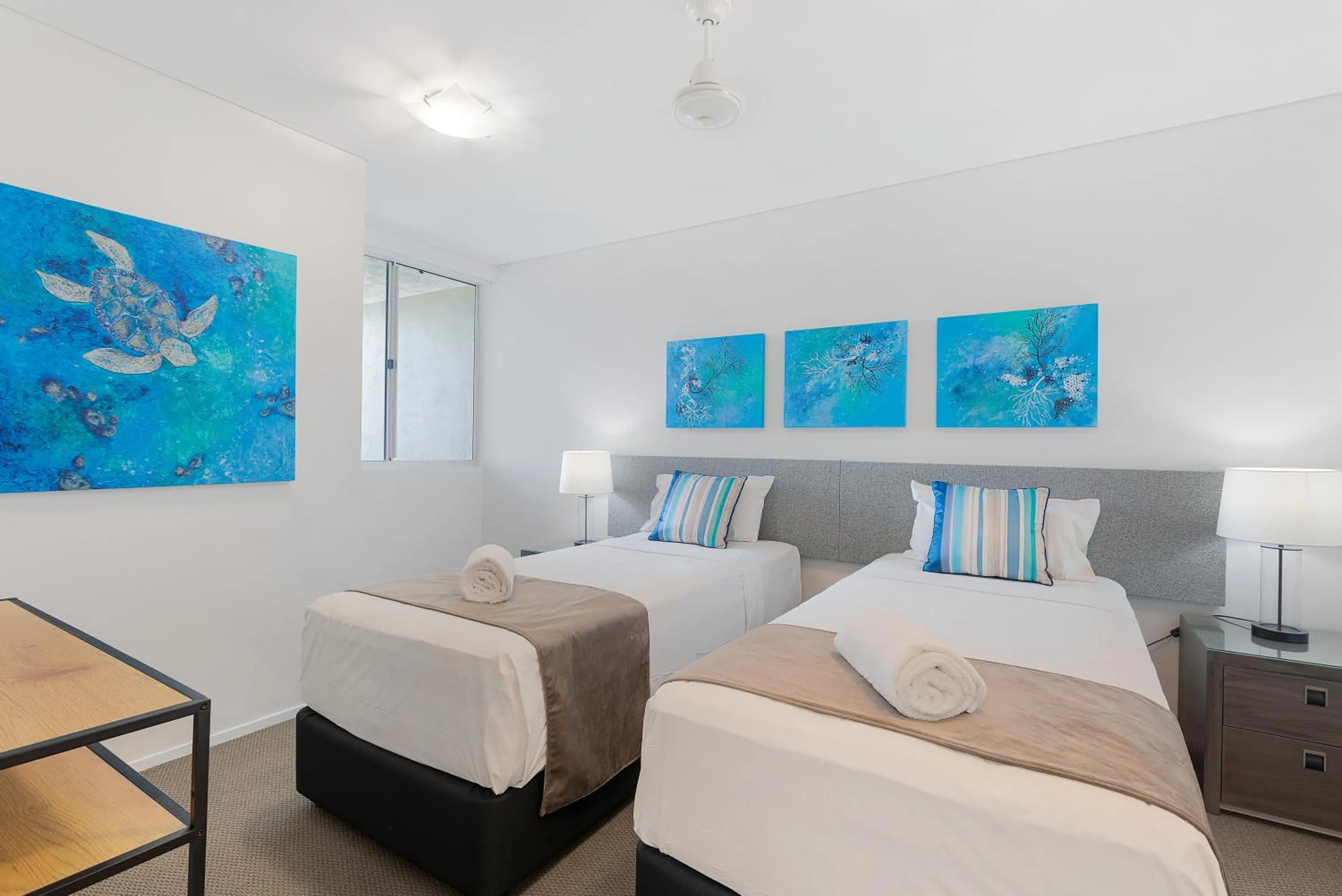 Bedroom, Bed in Azure Sea Whitsunday Resort