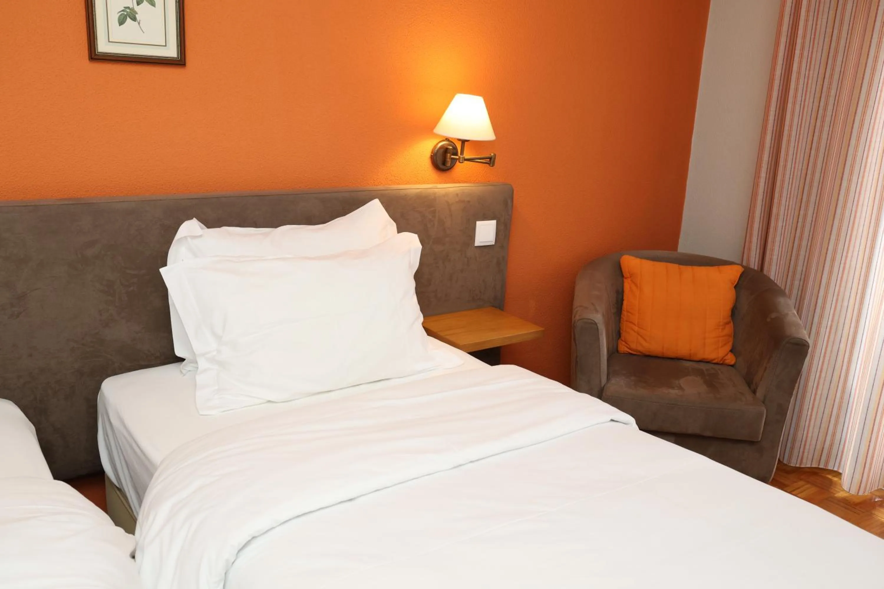 Bed in Hotel Ribadouro