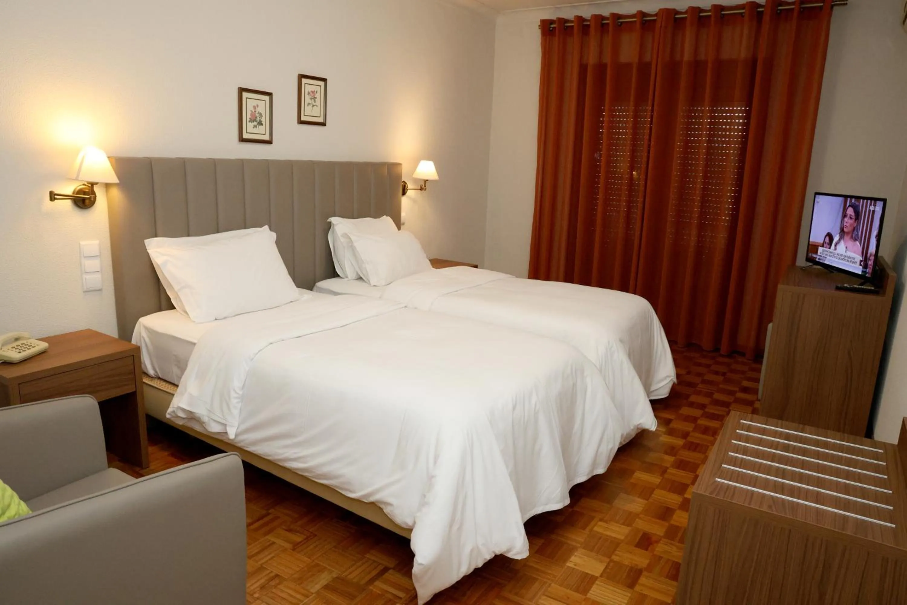 Bed in Hotel Ribadouro