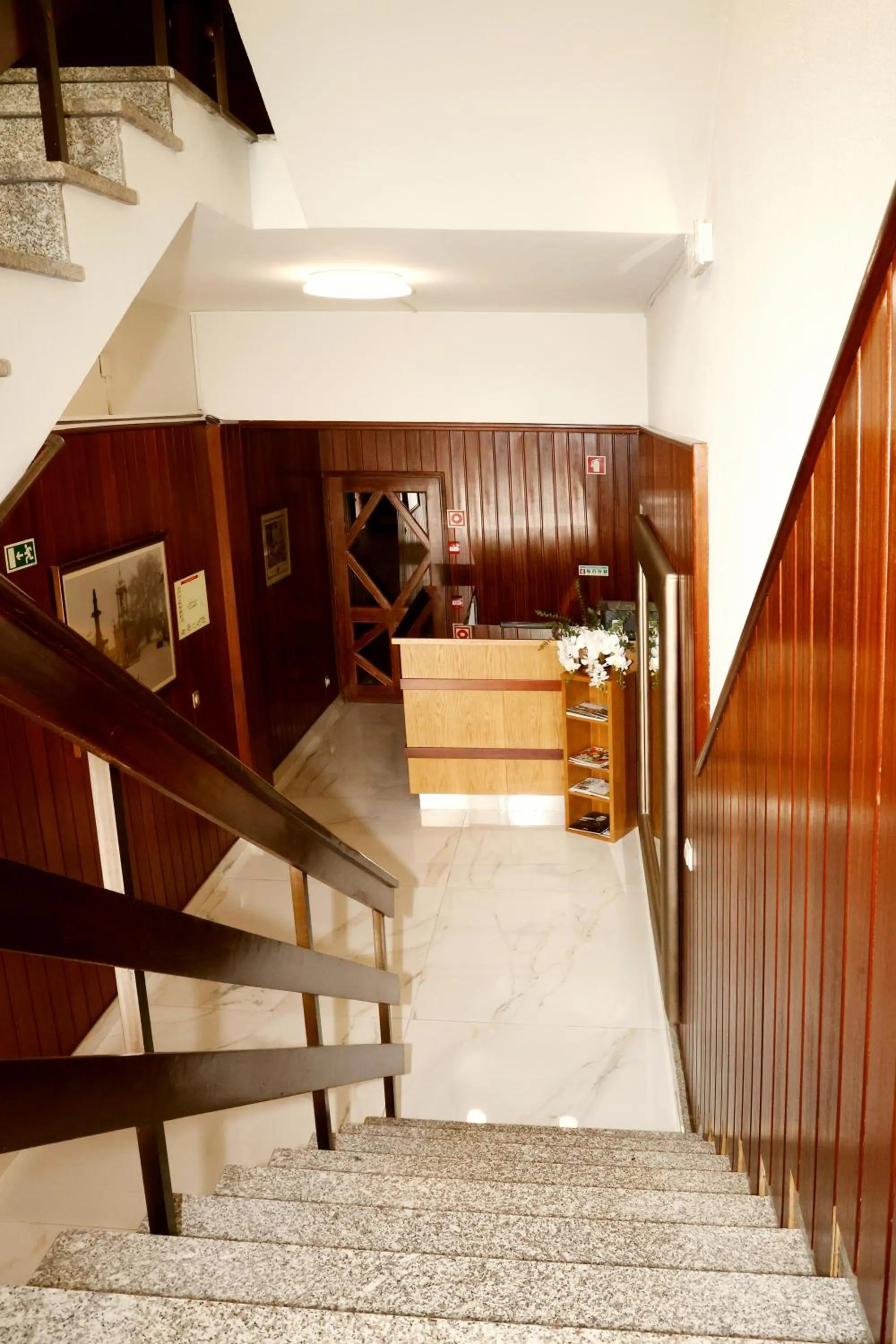 Lobby or reception in Hotel Ribadouro