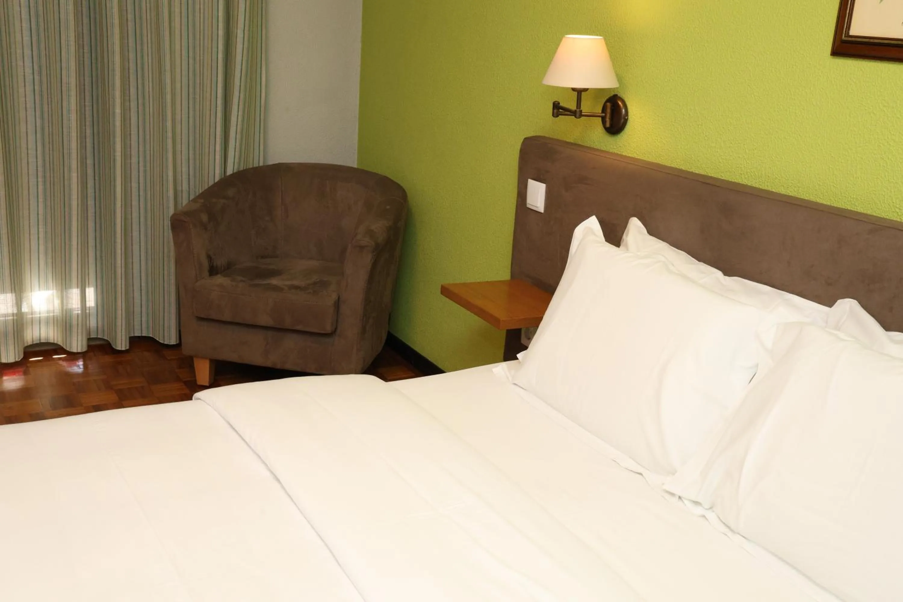 Bed in Hotel Ribadouro