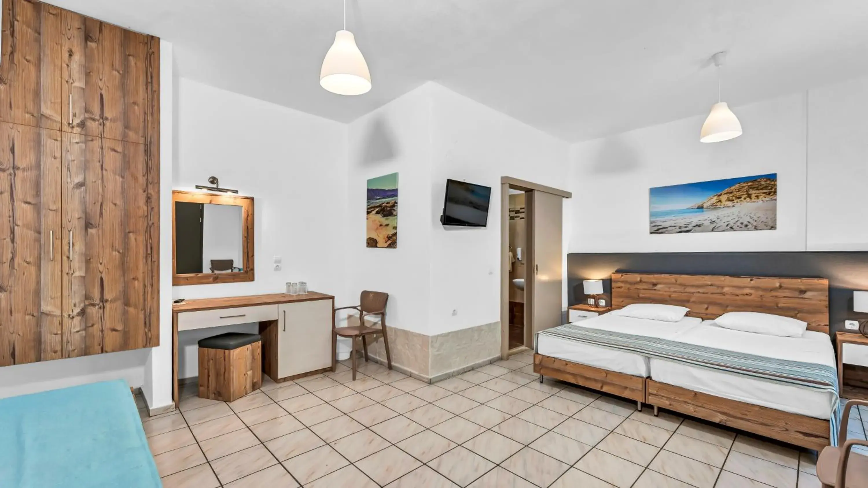 Triple Room Side Sea View in Almare Beach Triple Room Side Sea View in Almare Beach