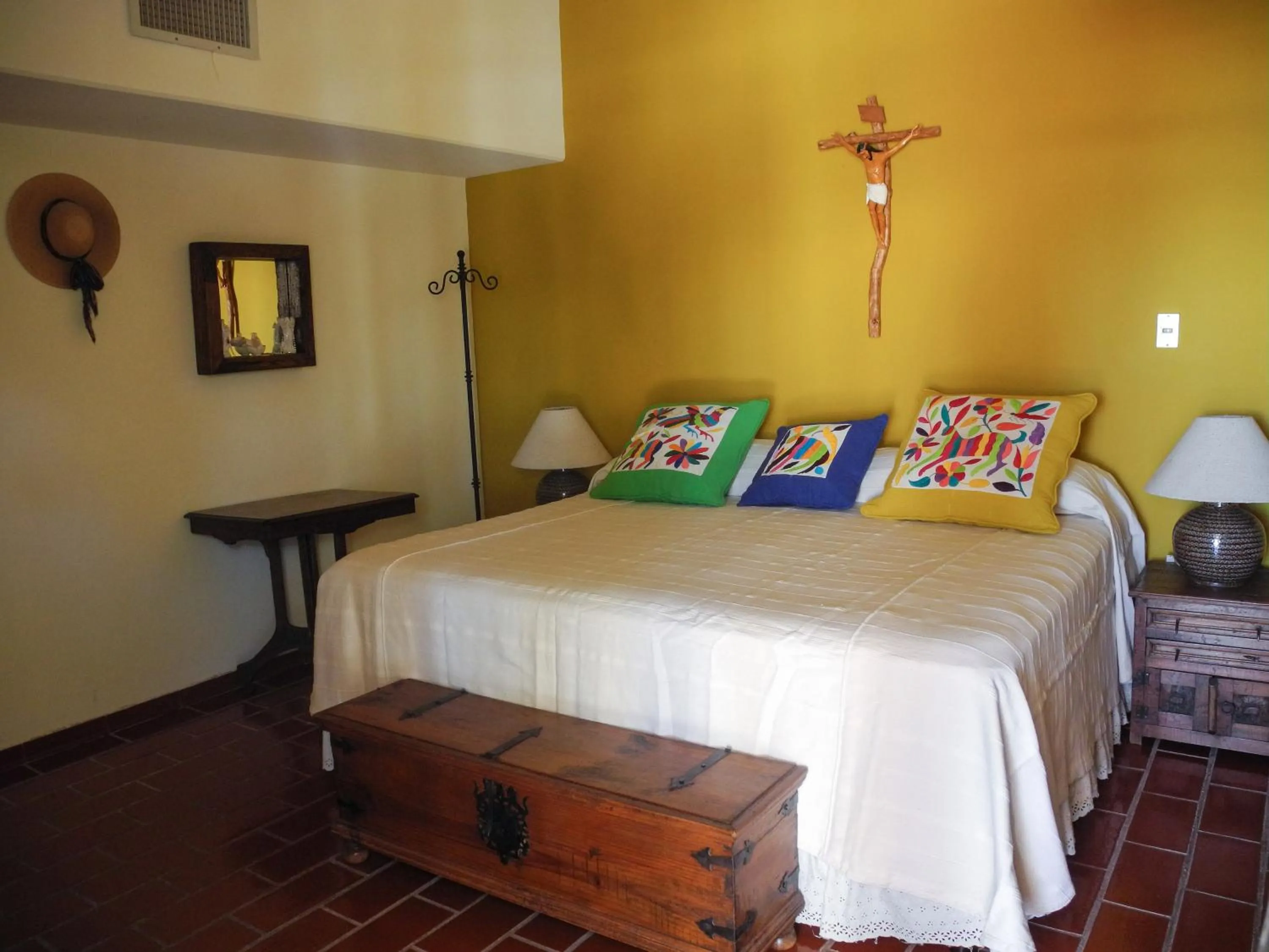 Bed in La Posada Del Tepeyac