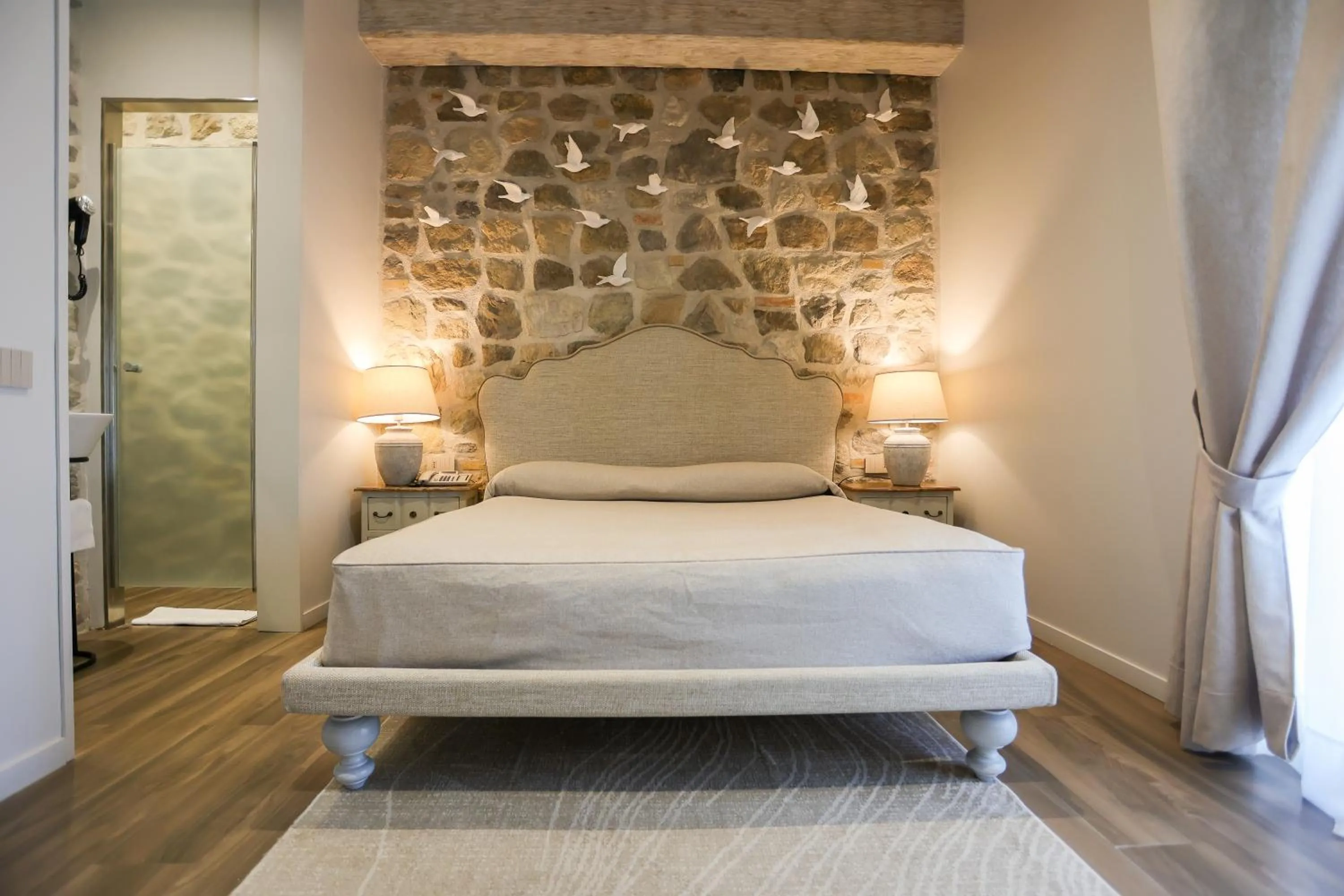 Bed in Hotel Art Al Boschetto