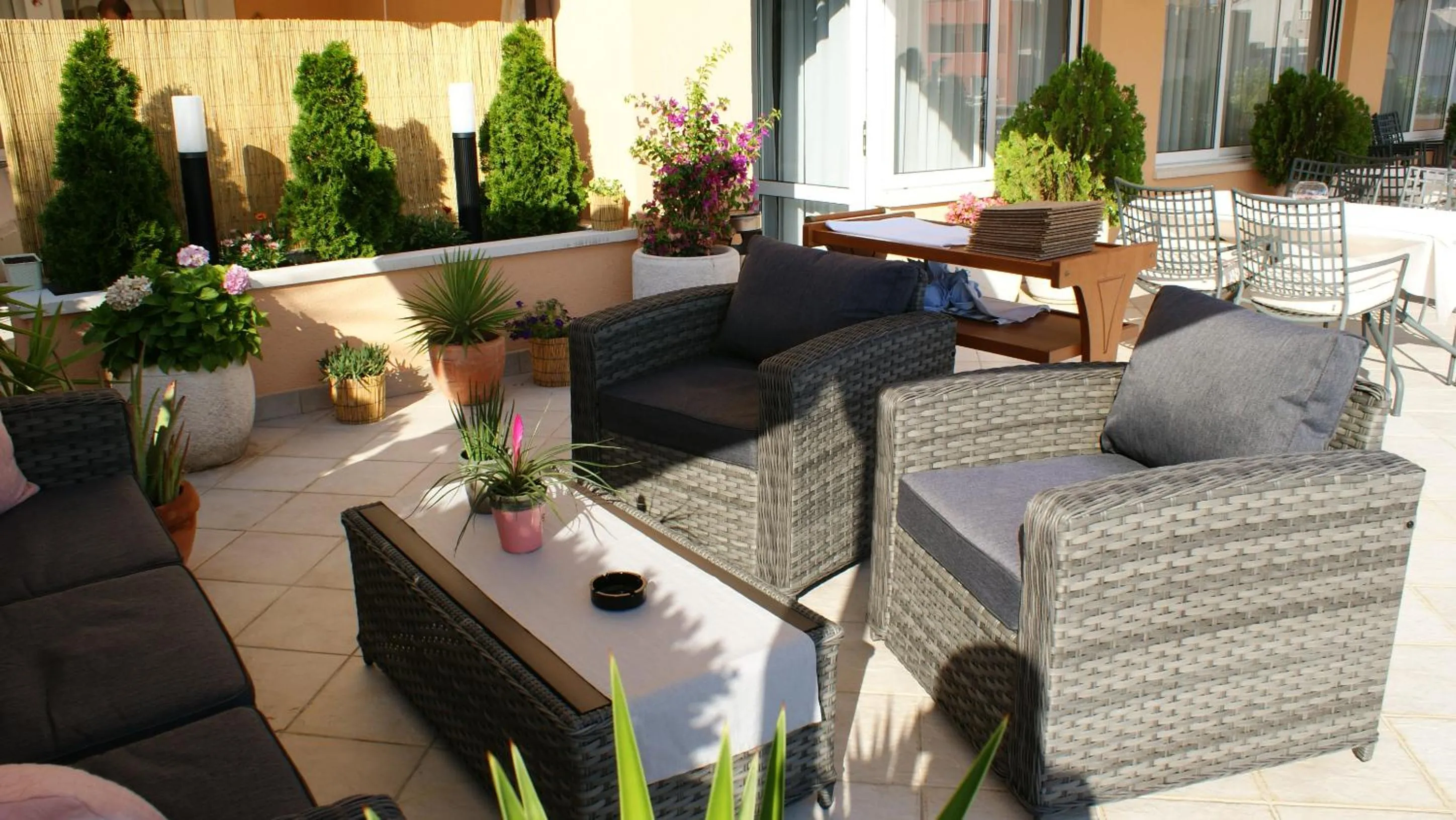 Patio in Hotel Rosina