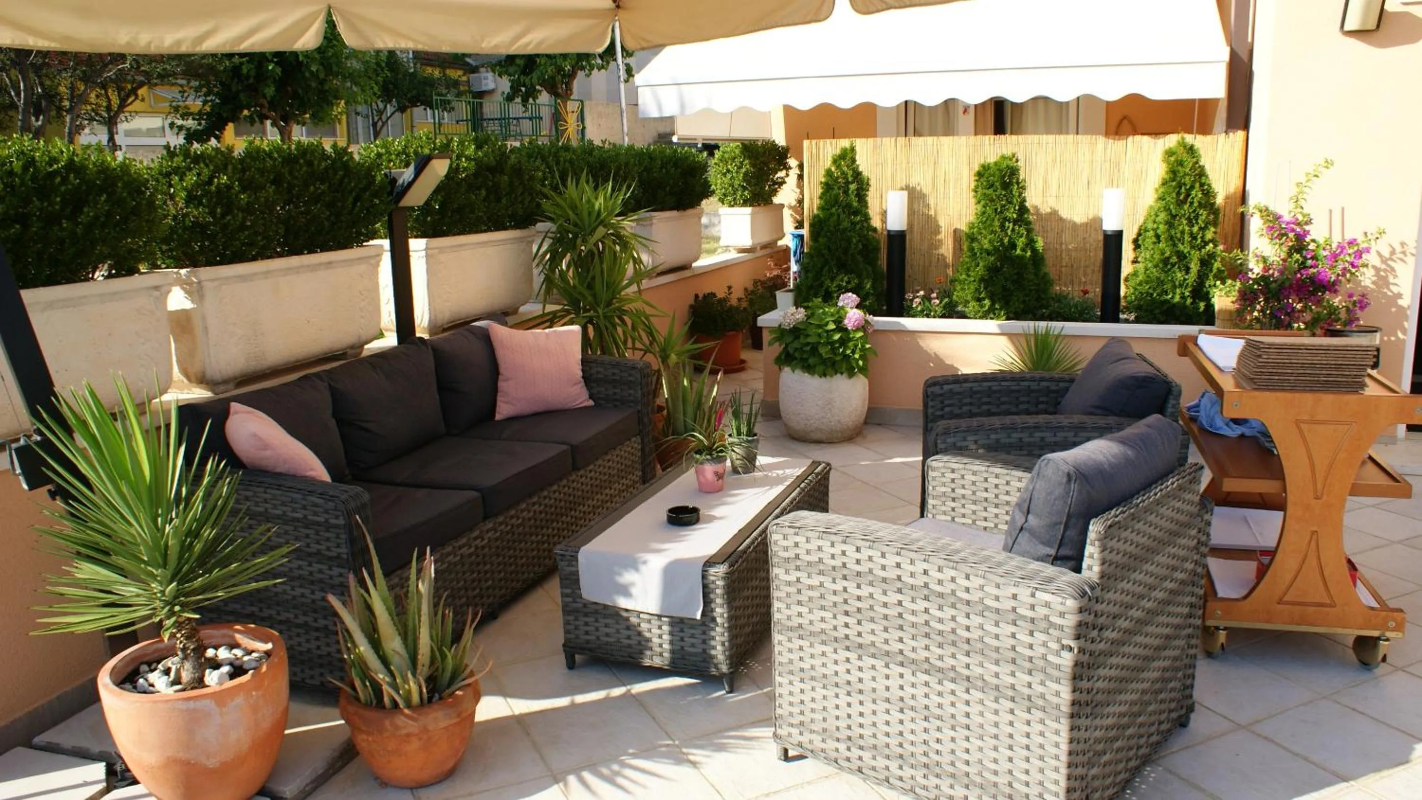 Patio in Hotel Rosina