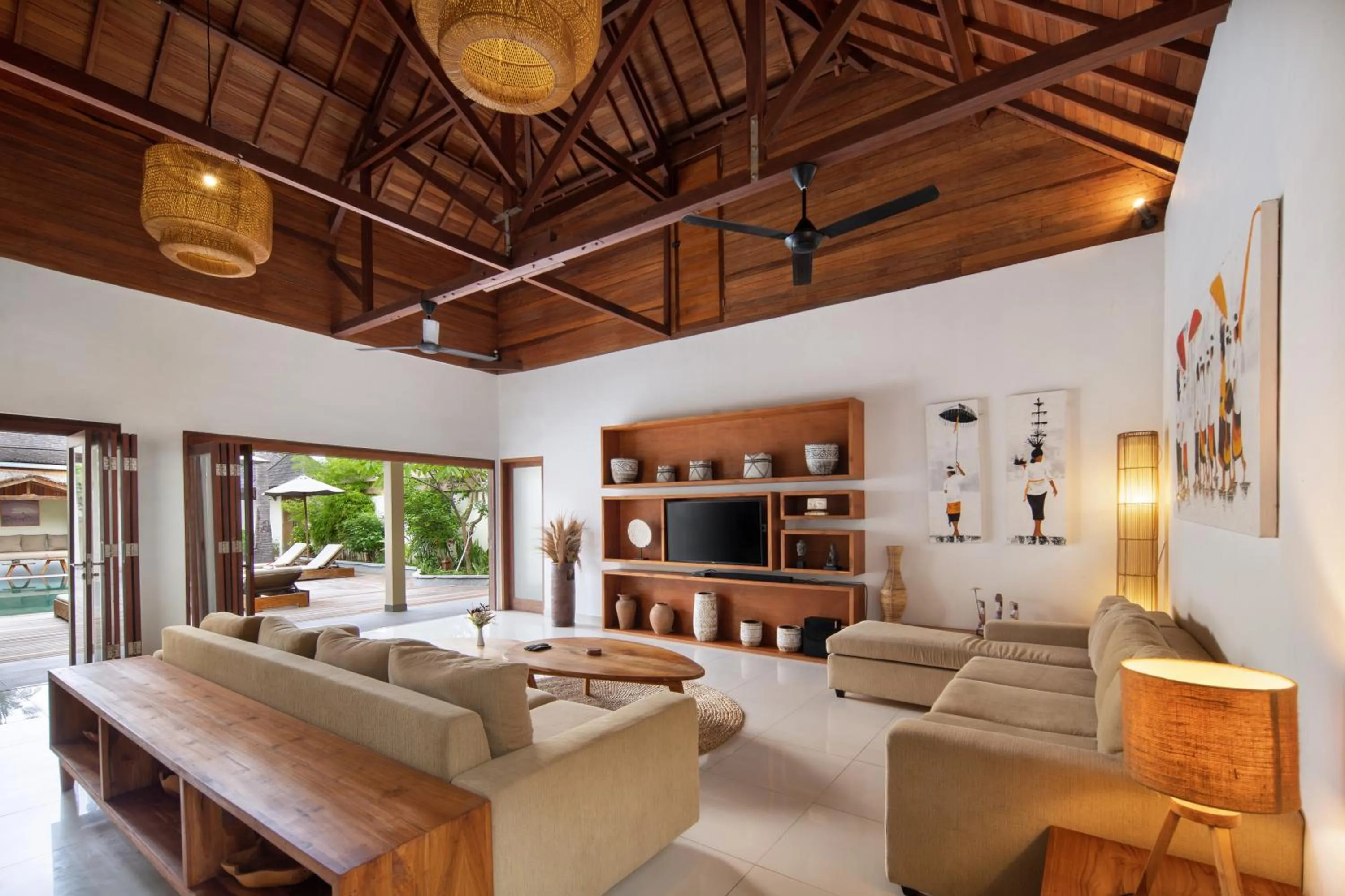 Living room in Utara Villas