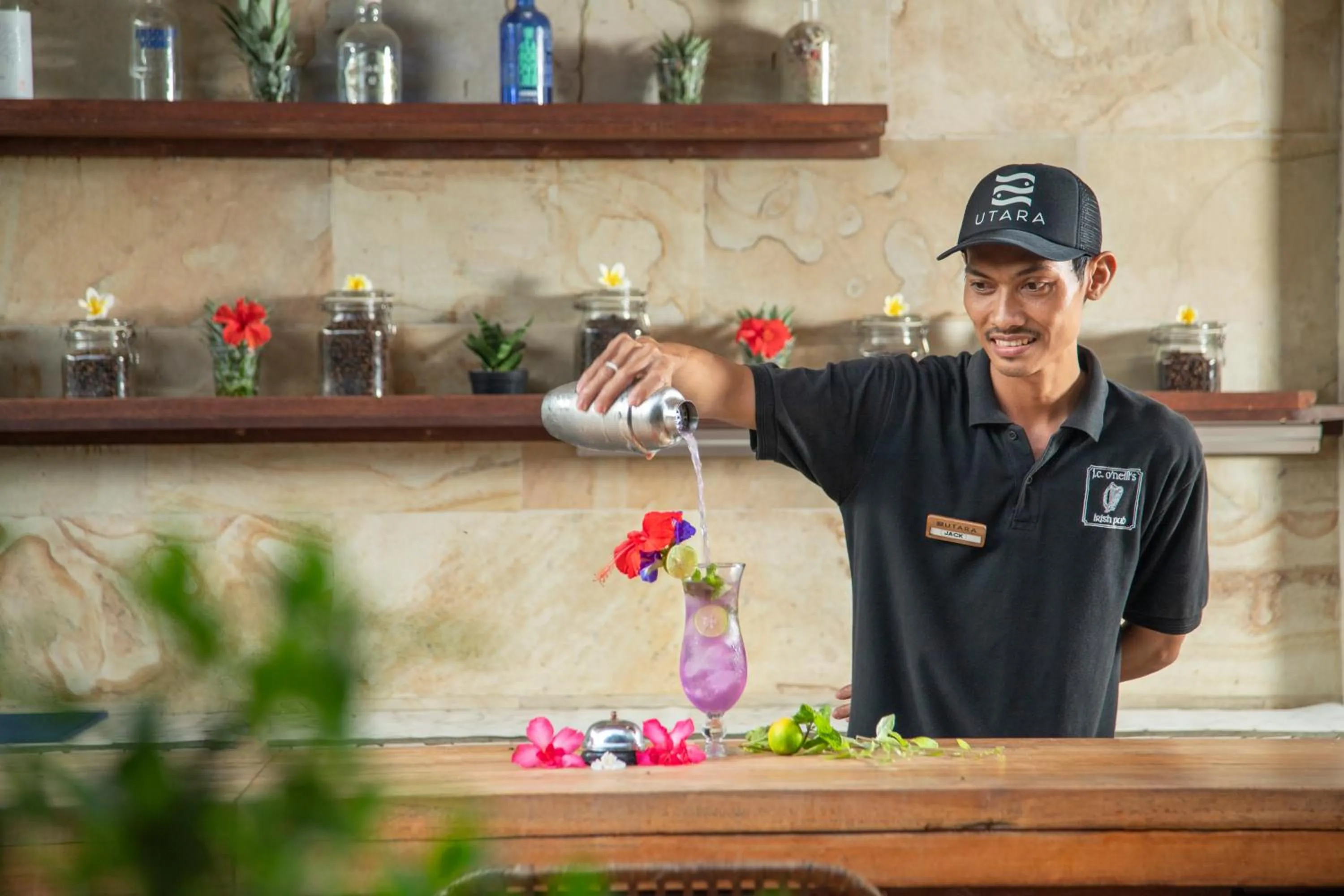 Lounge or bar in Utara Villas