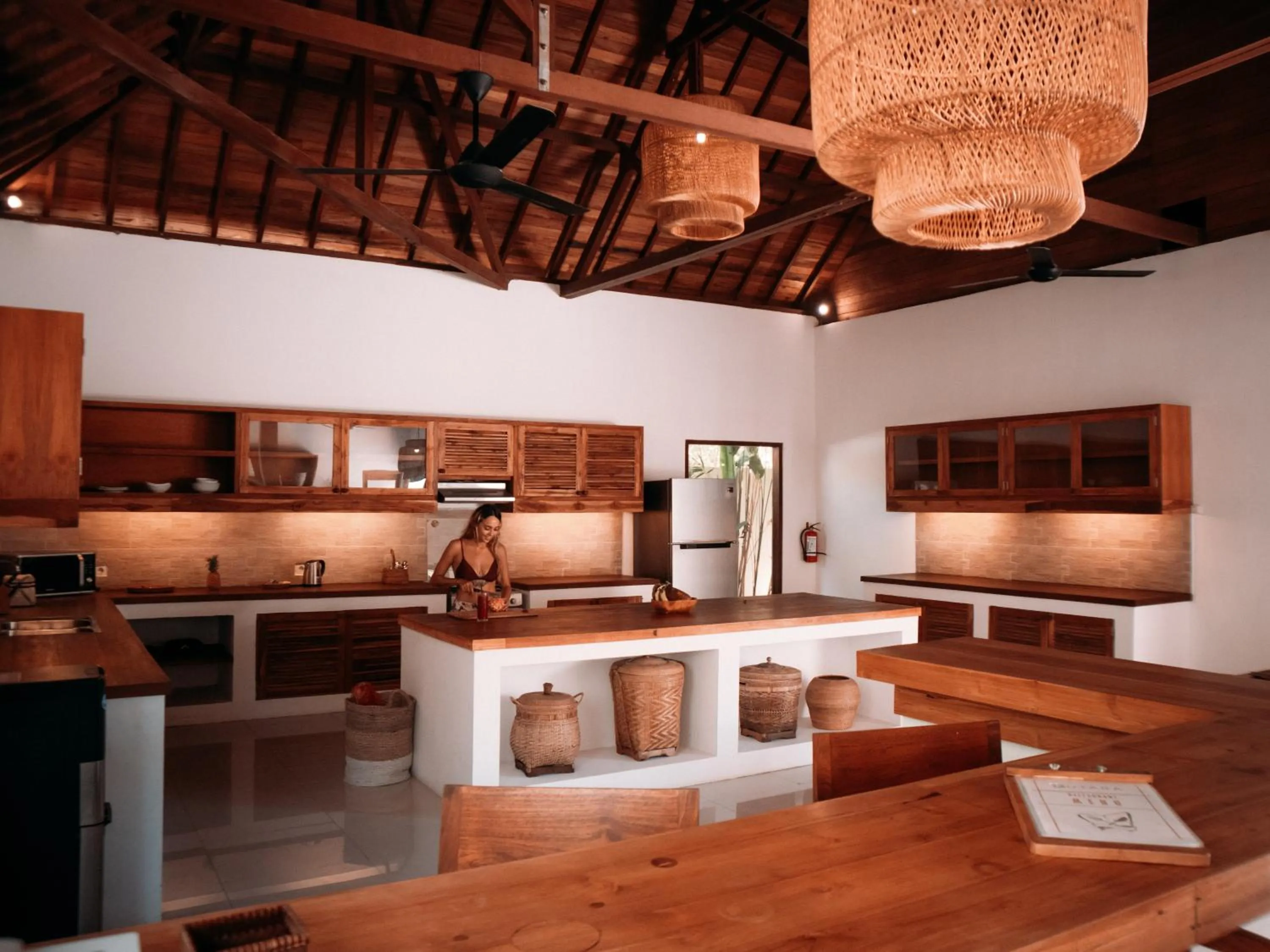 kitchen in Utara Villas