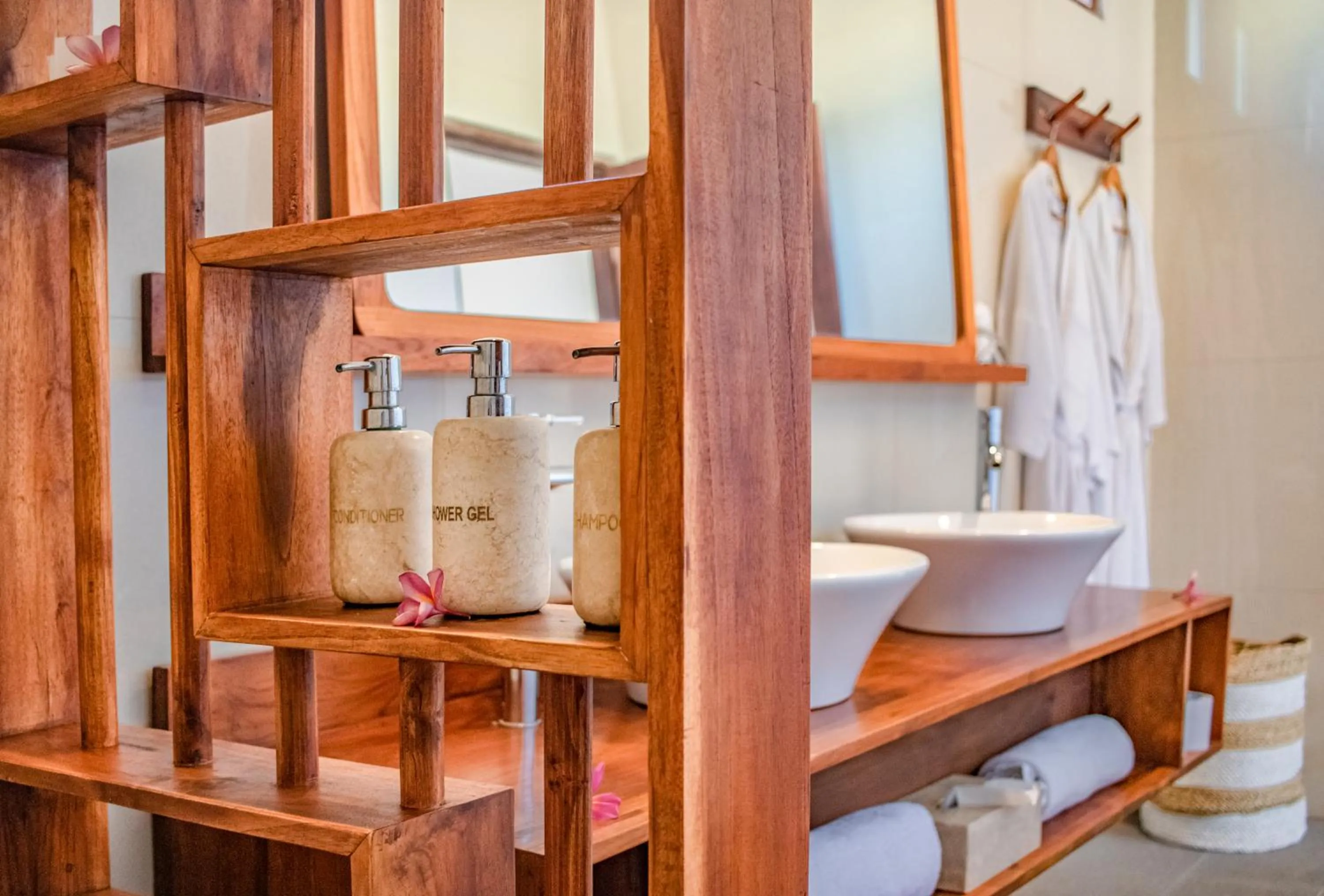 Shower in Utara Villas