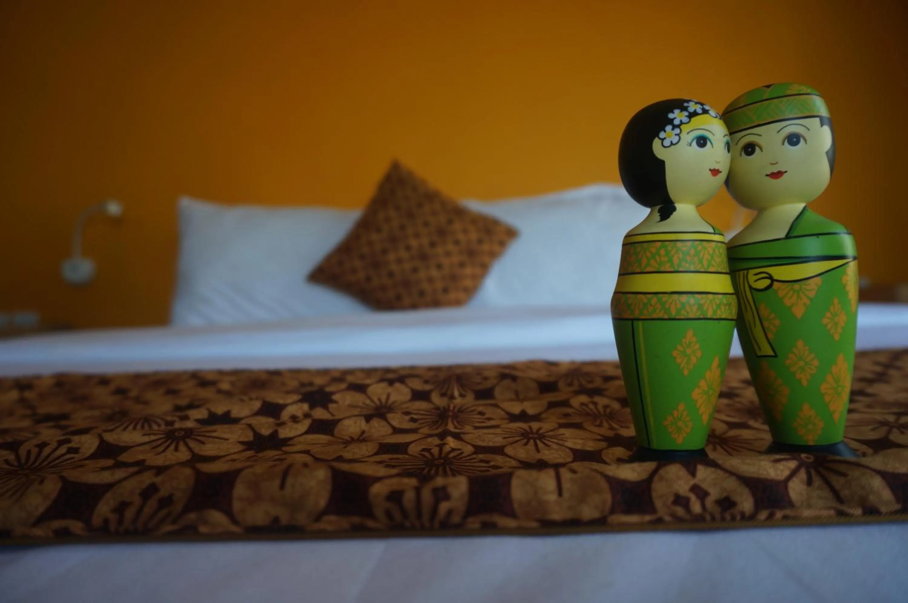 Decorative detail, Bed in Manggis Garden Dive Resort