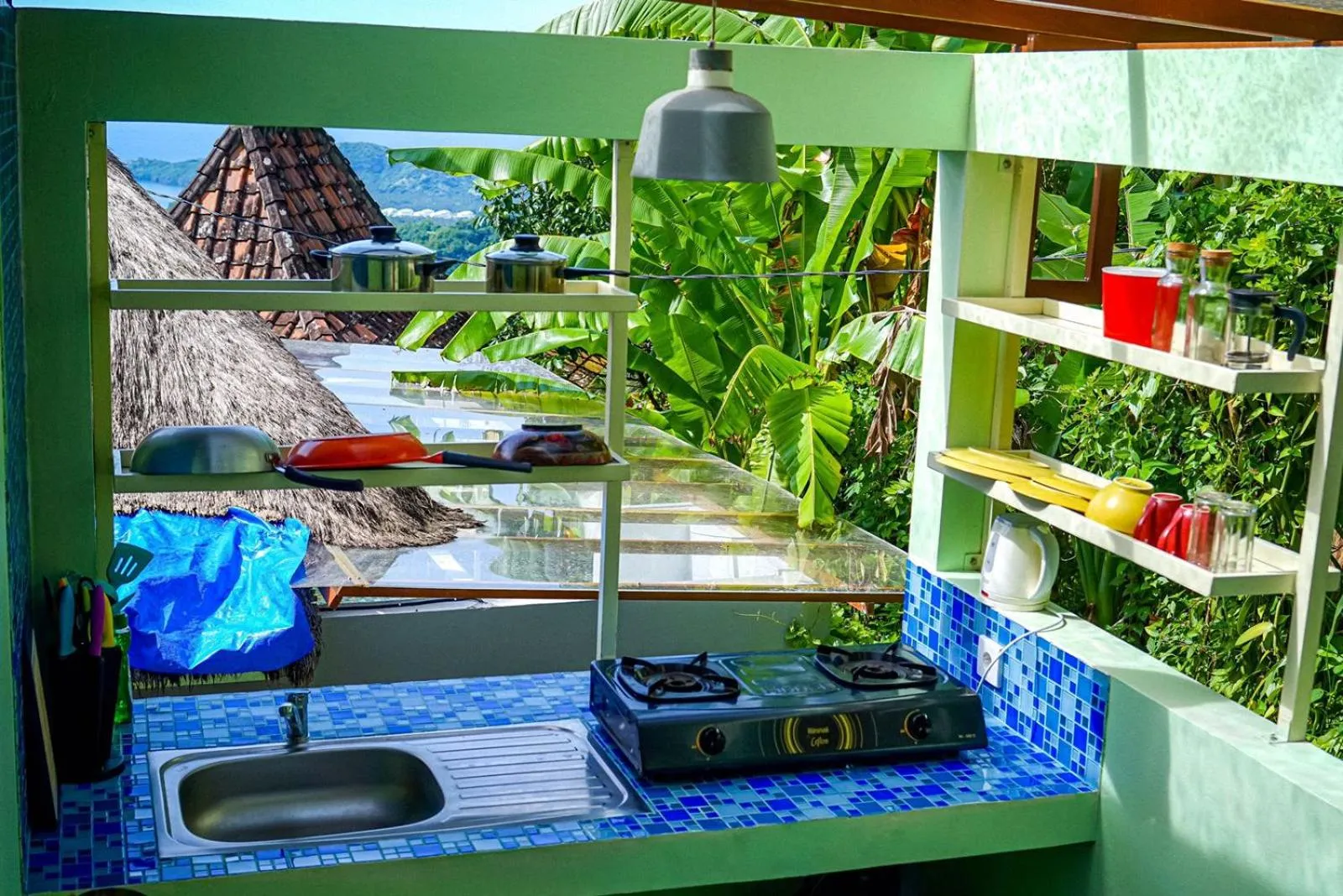 Kitchen or kitchenette in Manggis Garden Dive Resort