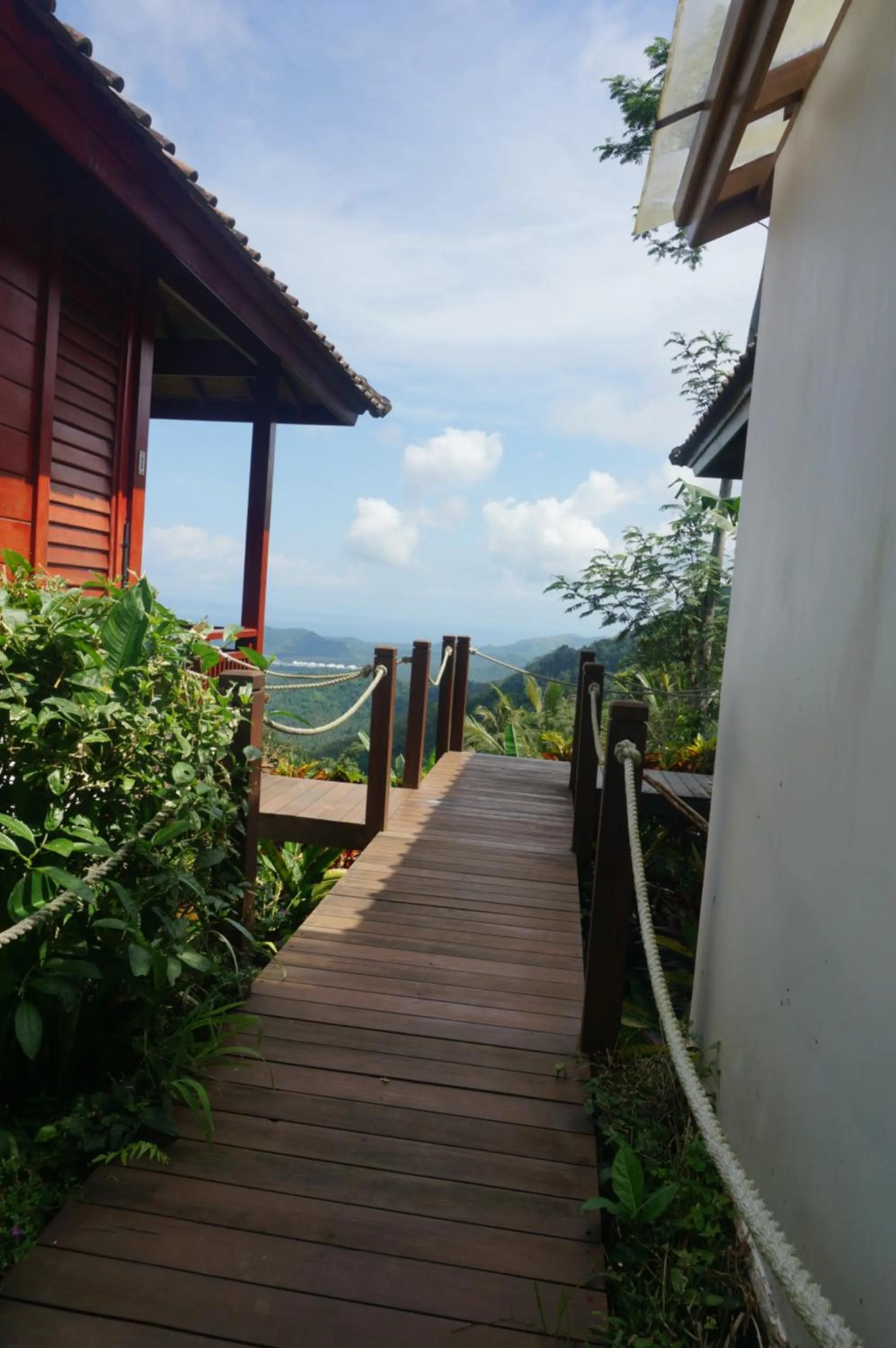 Patio in Manggis Garden Dive Resort