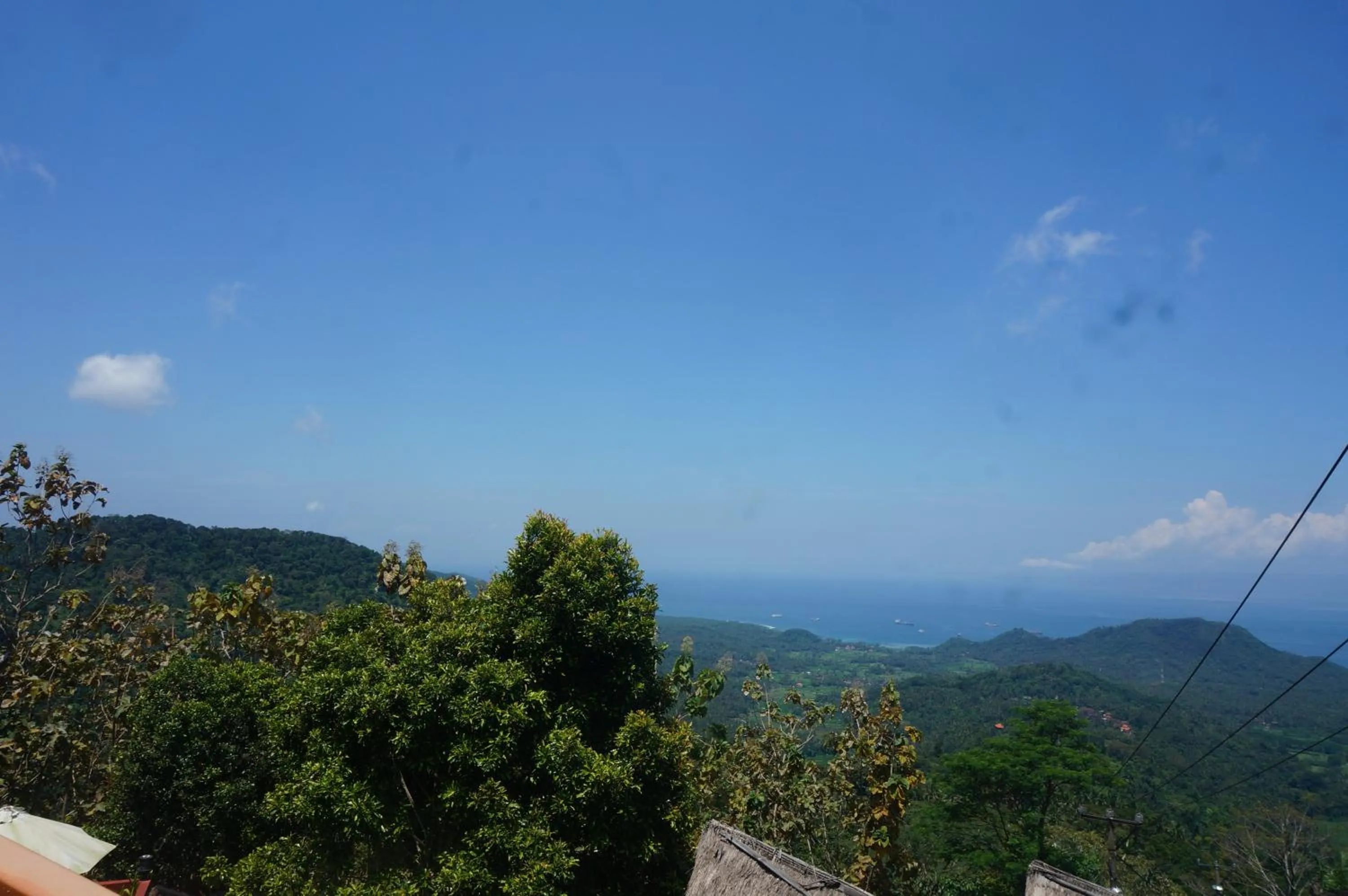 Mountain view in Manggis Garden Dive Resort