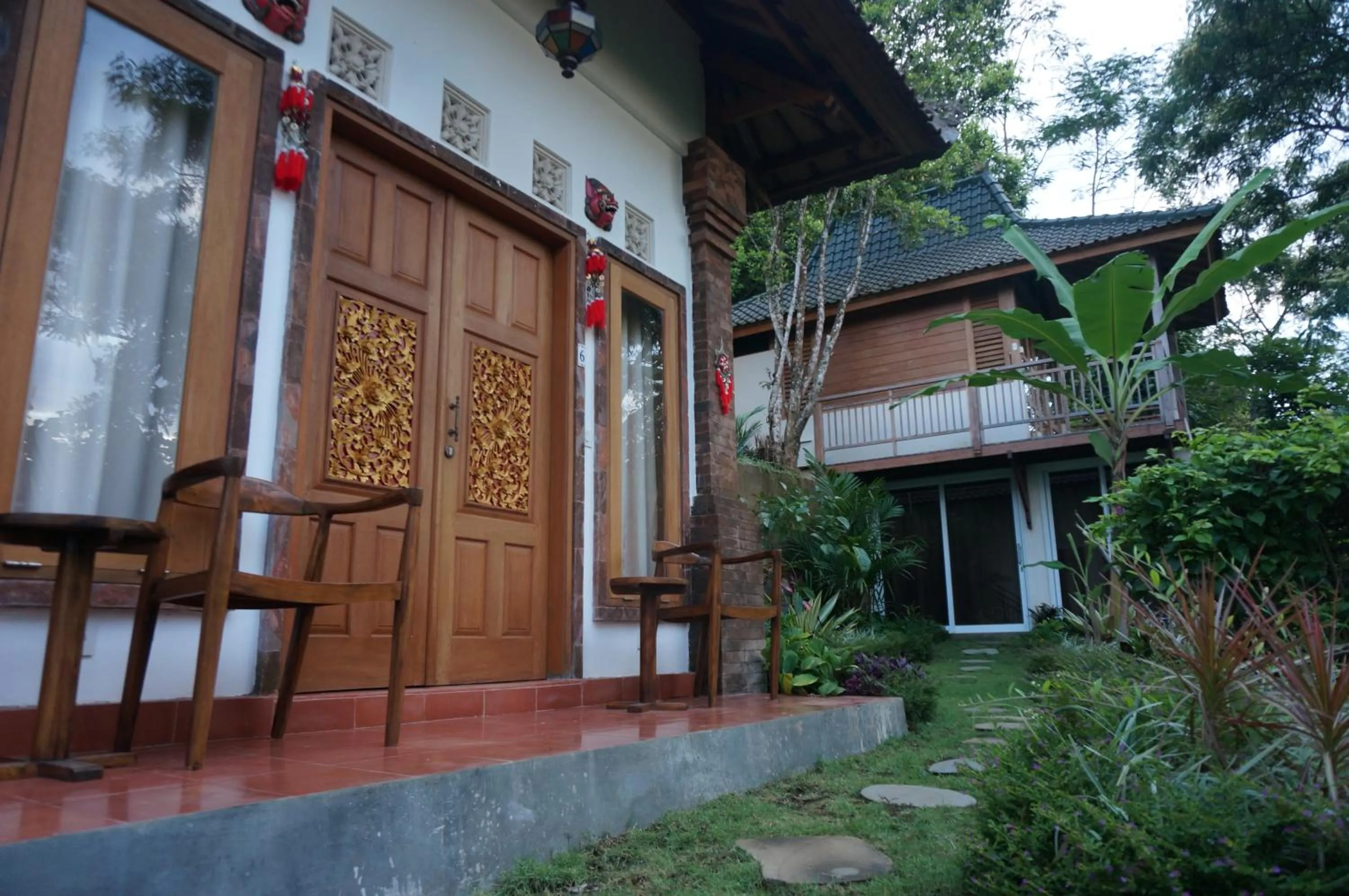 Balcony/Terrace in Manggis Garden Dive Resort