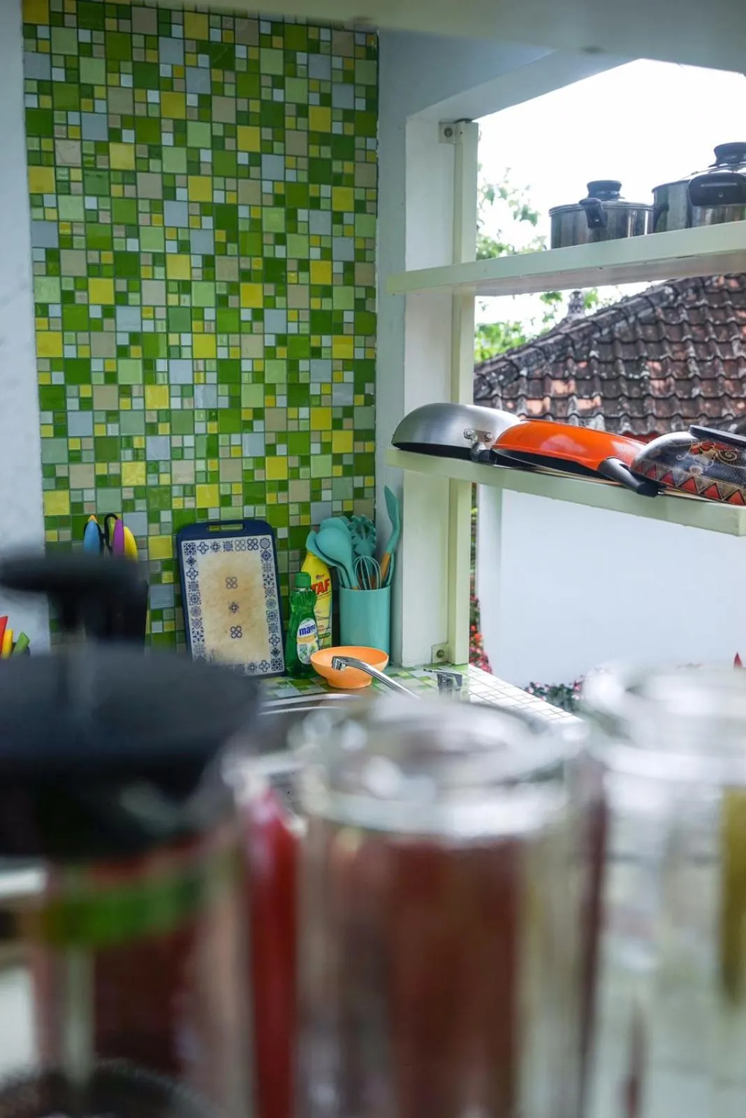 Dining area in Manggis Garden Dive Resort