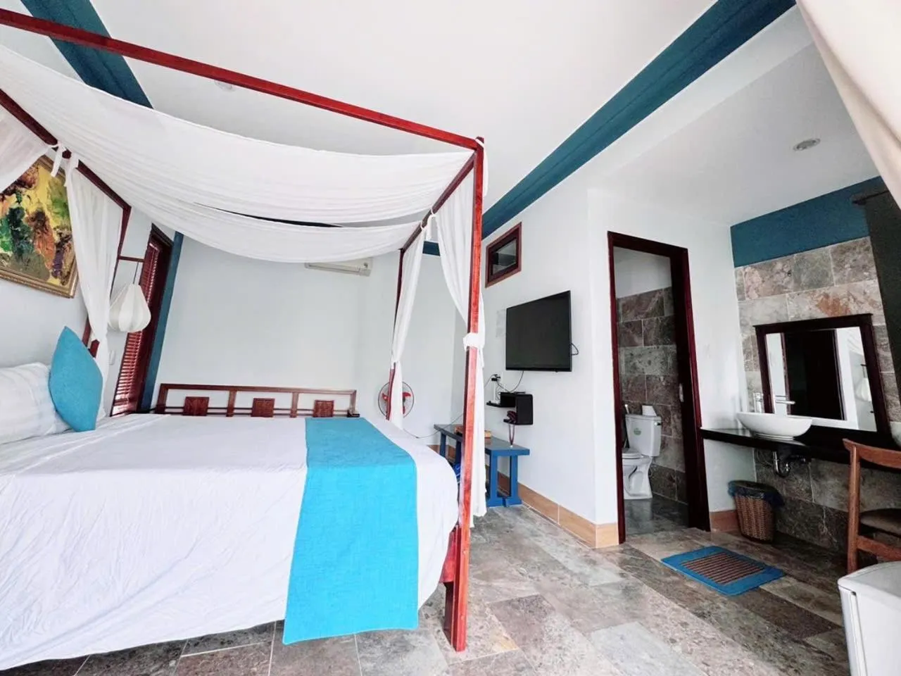 Bed in Relax Garden Boutique Villa Hoi An