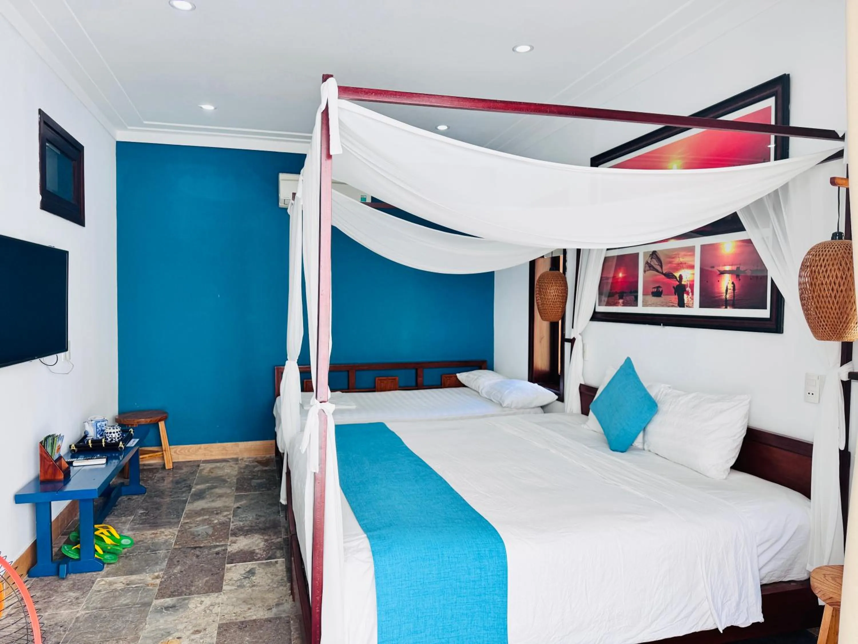 Bed in Relax Garden Boutique Villa Hoi An