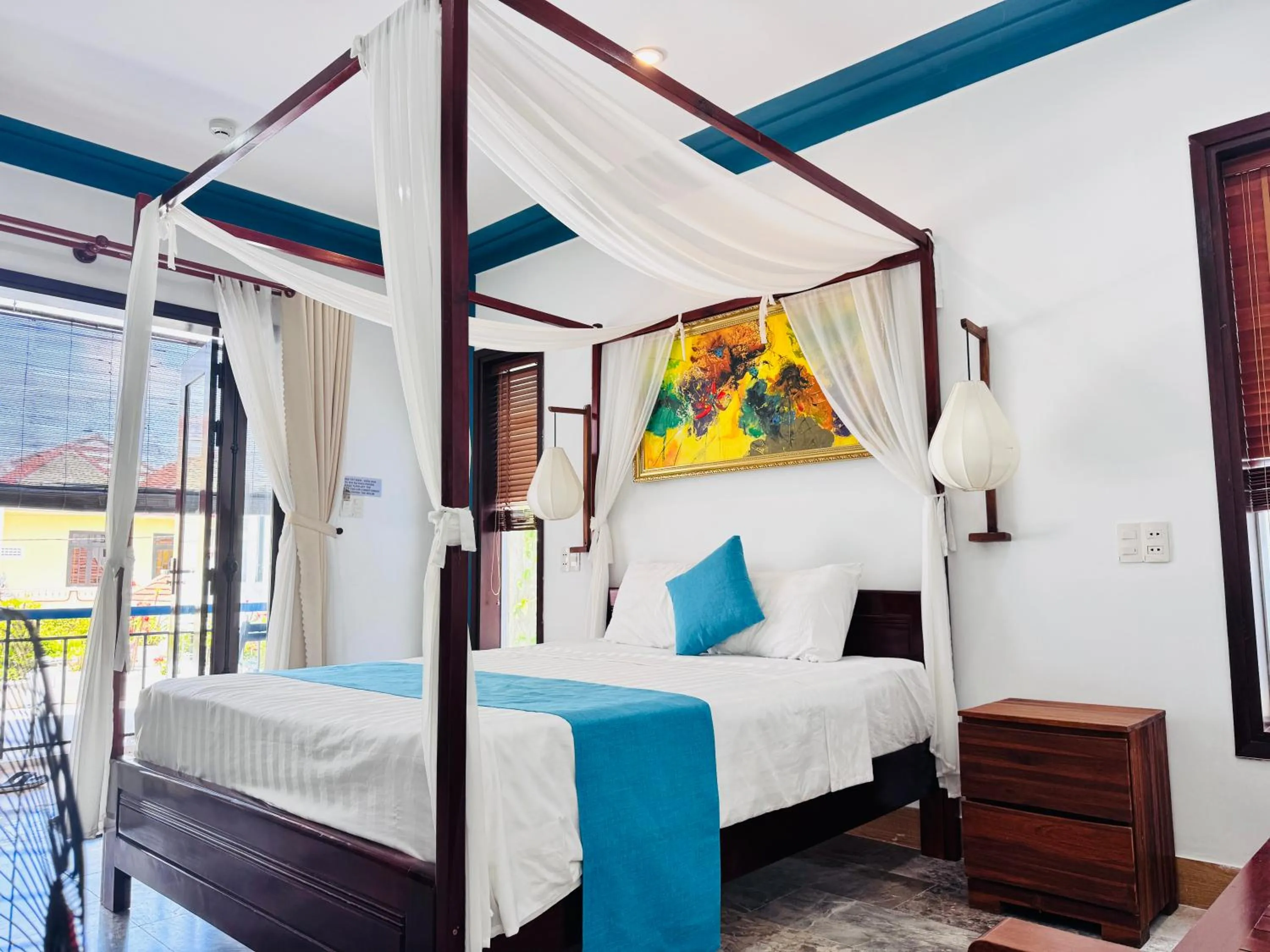 Bed in Relax Garden Boutique Villa Hoi An