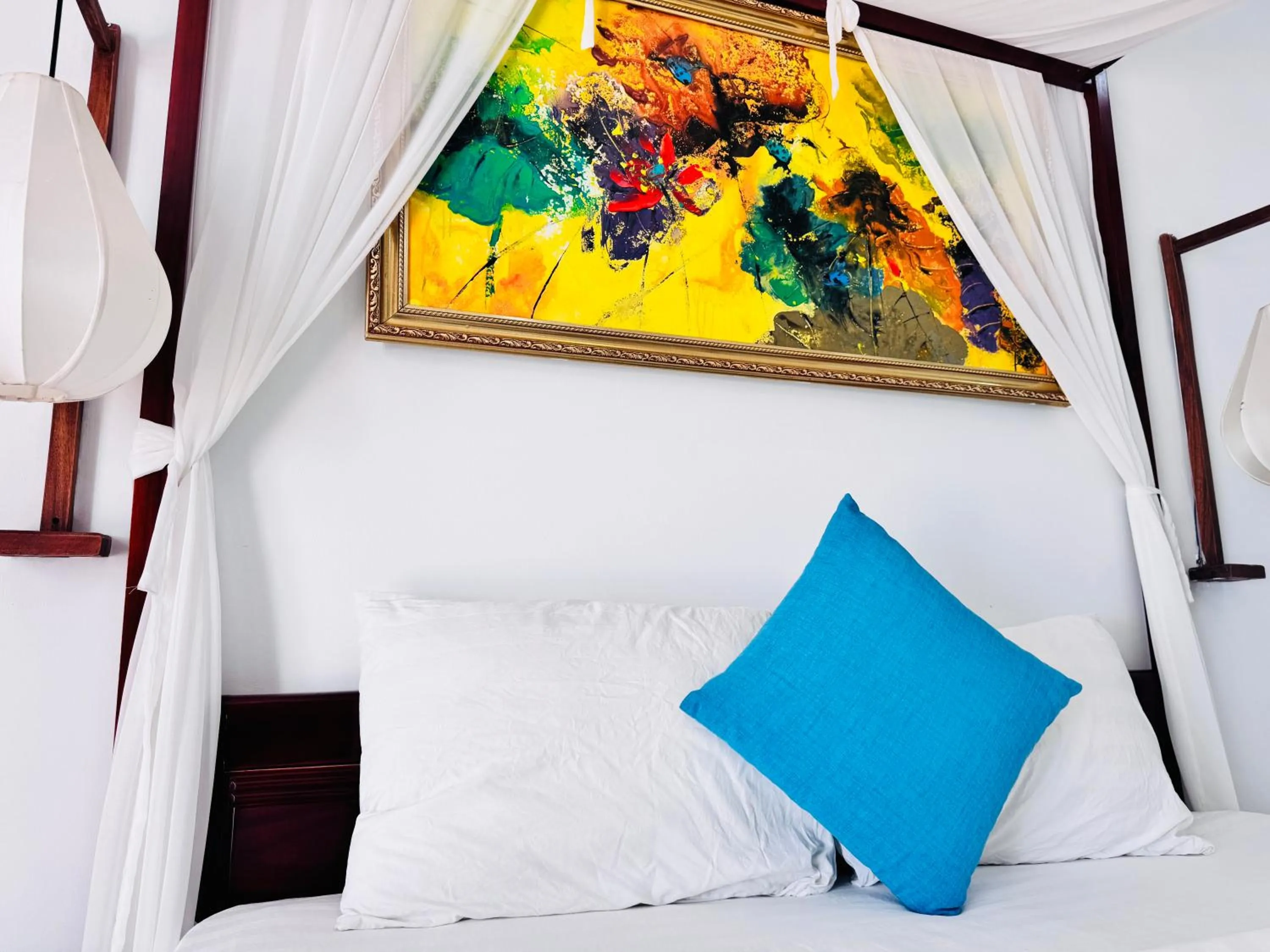 Bed in Relax Garden Boutique Villa Hoi An