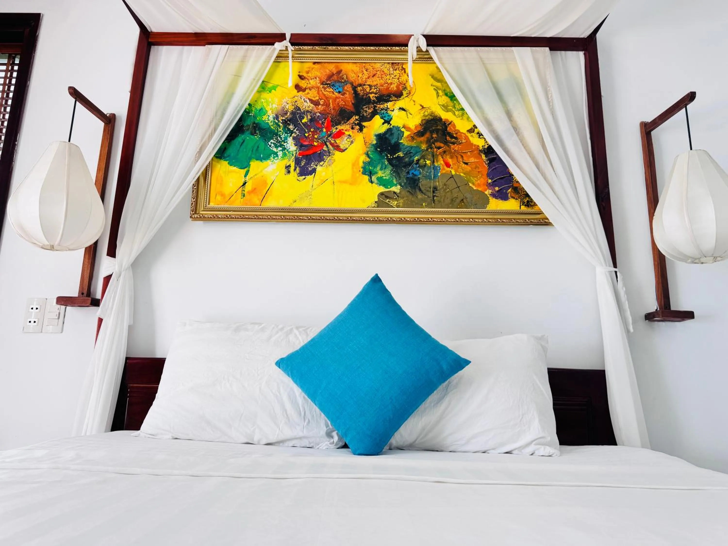 Bed in Relax Garden Boutique Villa Hoi An