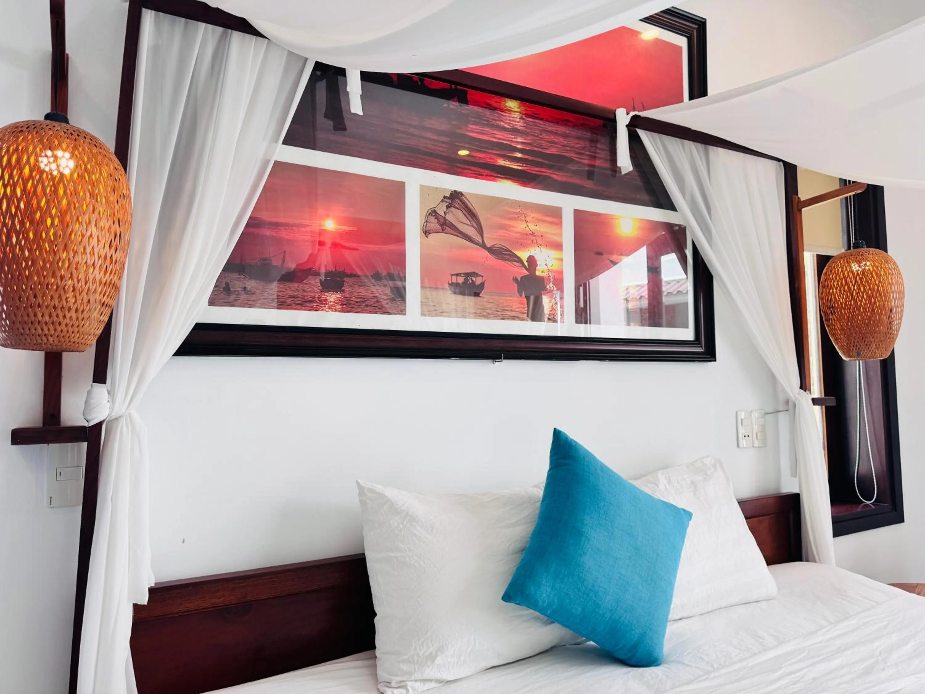 Bed in Relax Garden Boutique Villa Hoi An