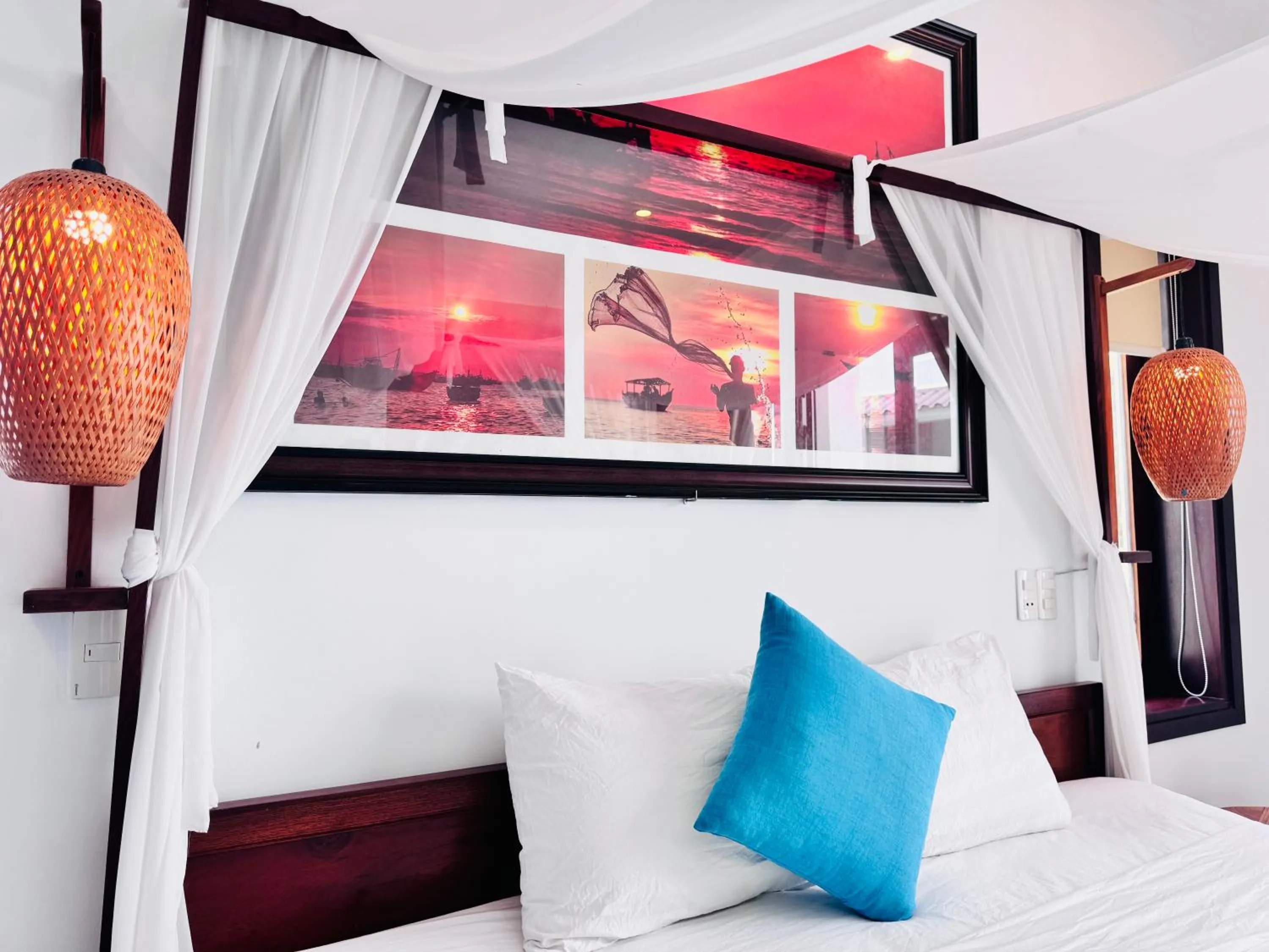 Bed in Relax Garden Boutique Villa Hoi An