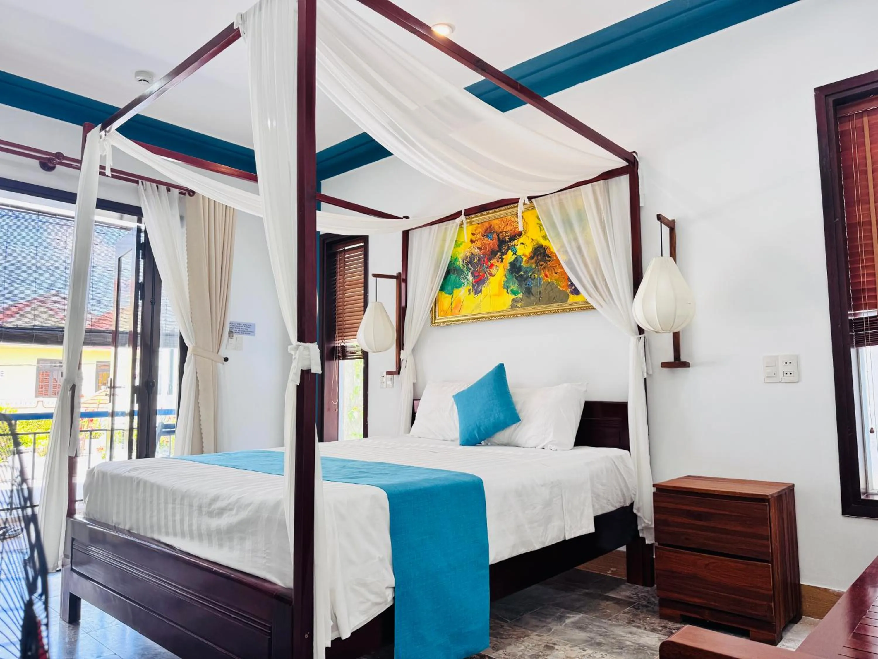 Bed in Relax Garden Boutique Villa Hoi An