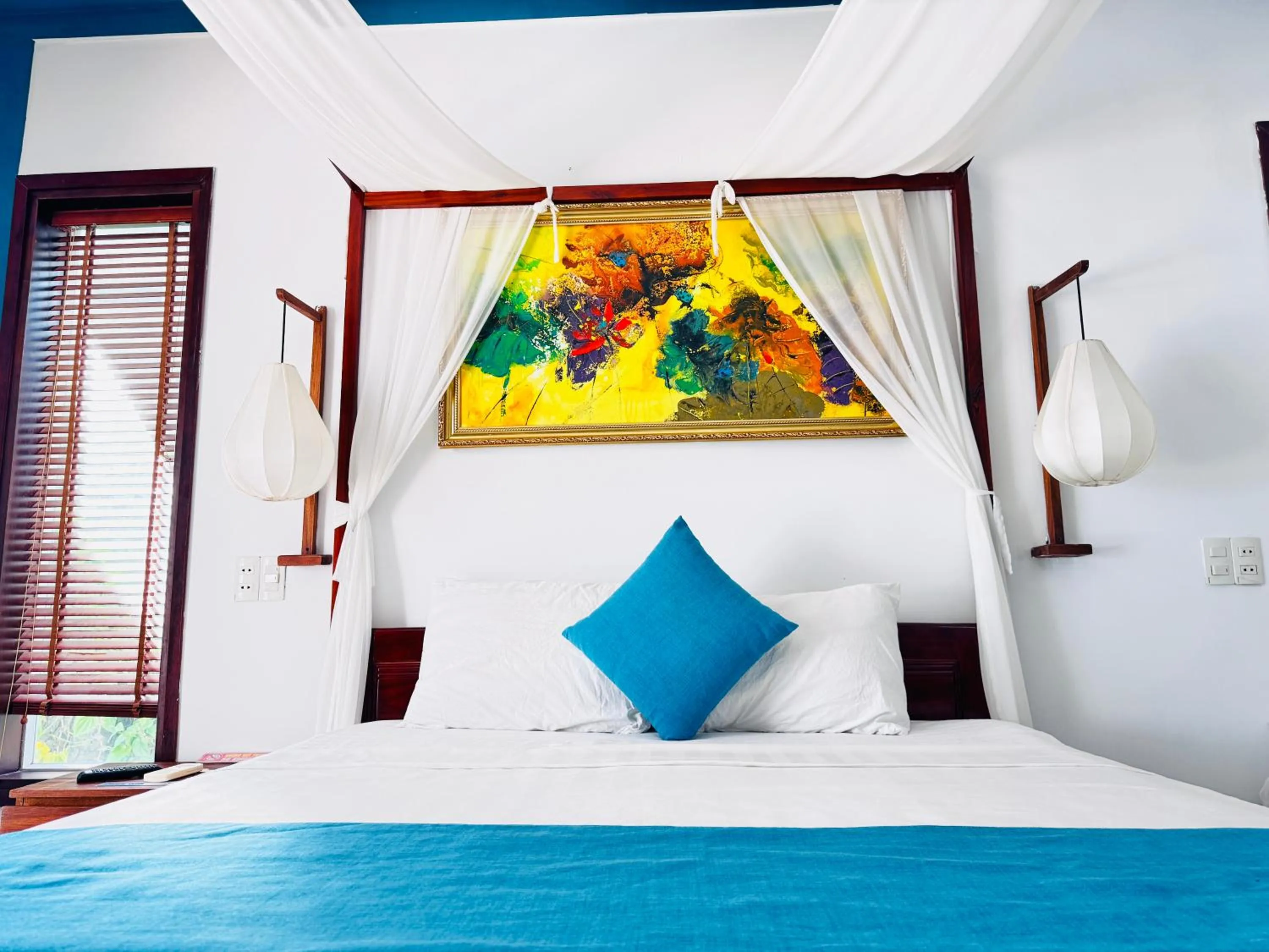 Bed in Relax Garden Boutique Villa Hoi An