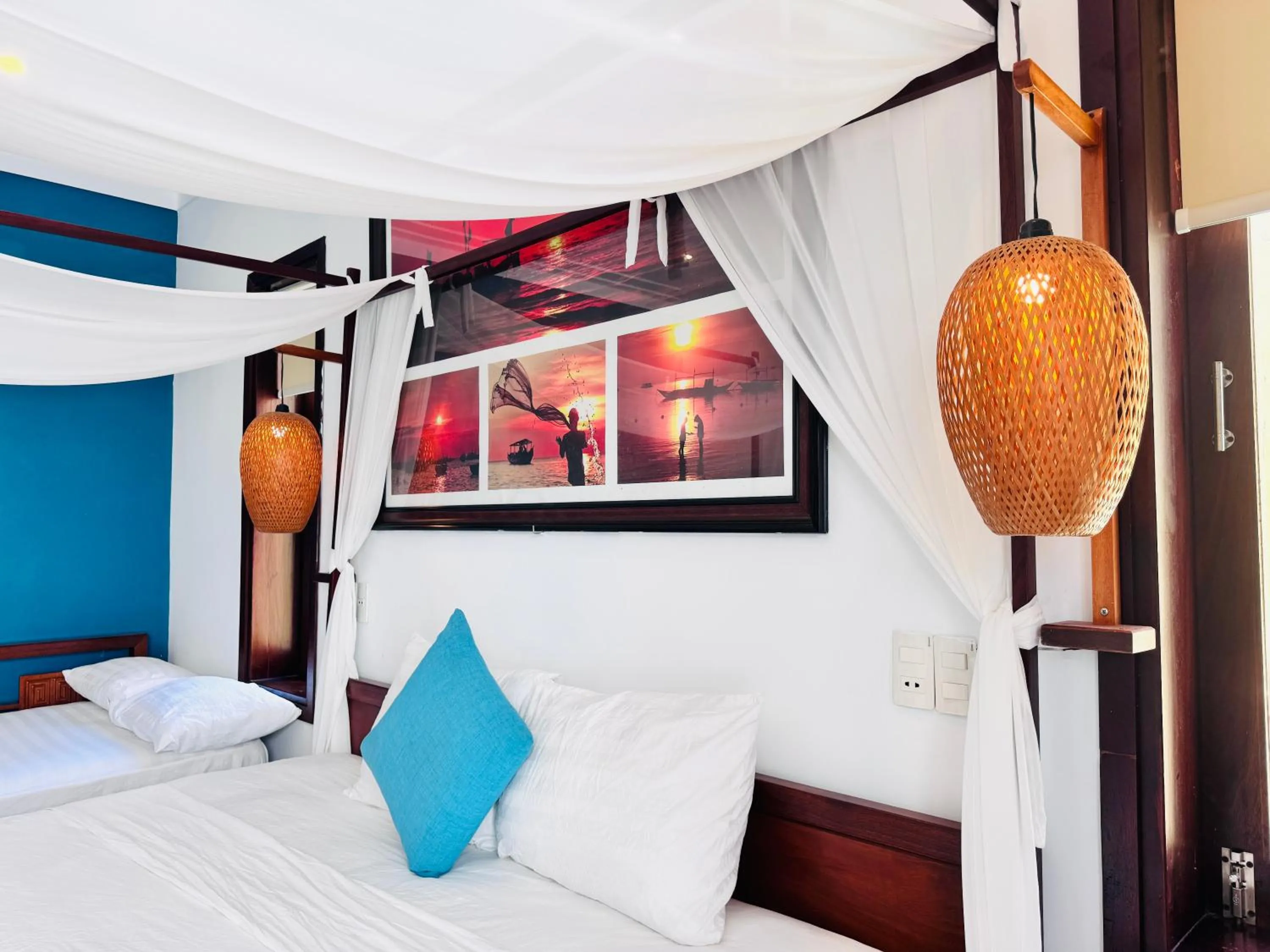 Bed in Relax Garden Boutique Villa Hoi An