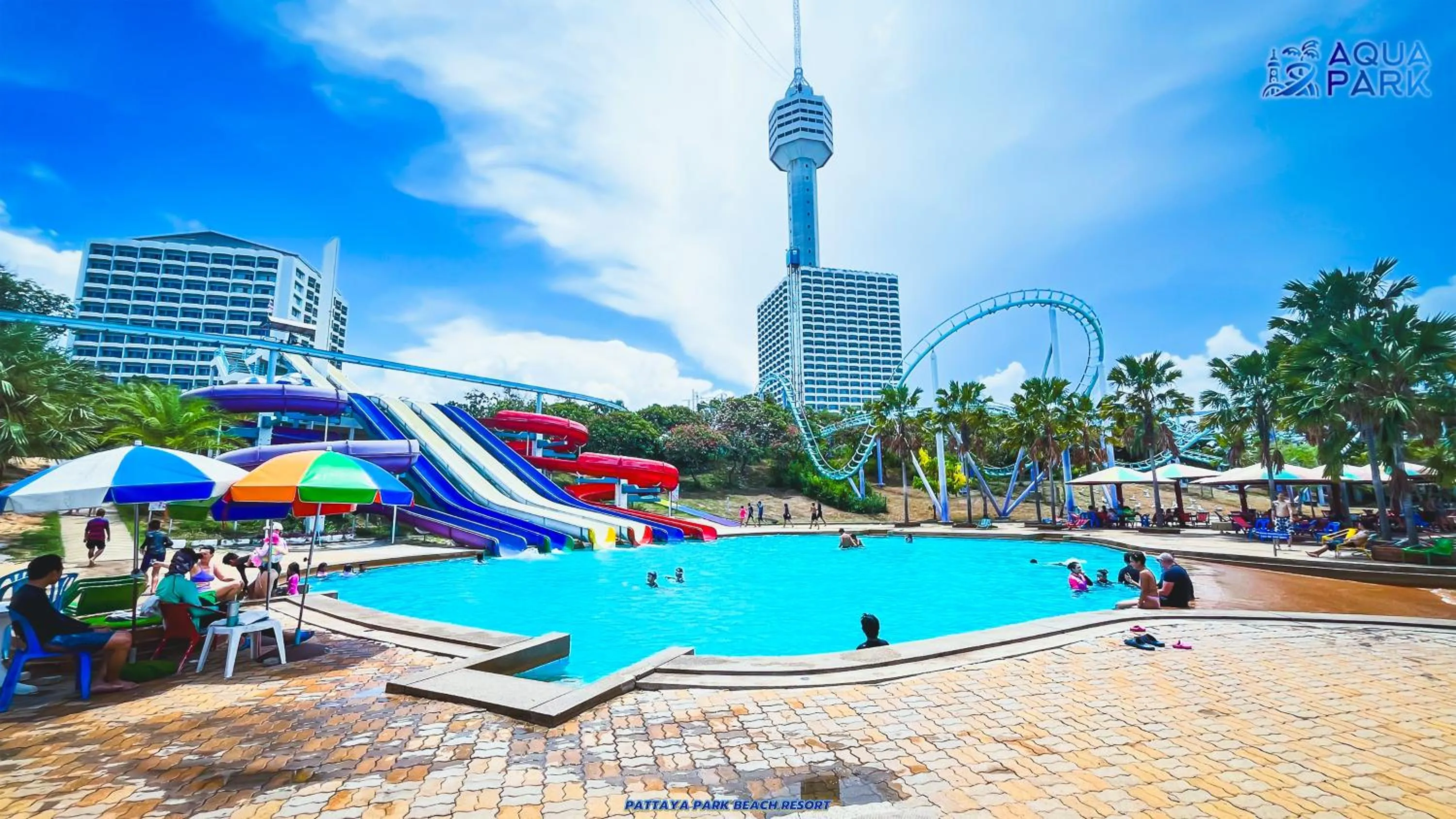 Aqua park in Pattaya Park Beach Resort