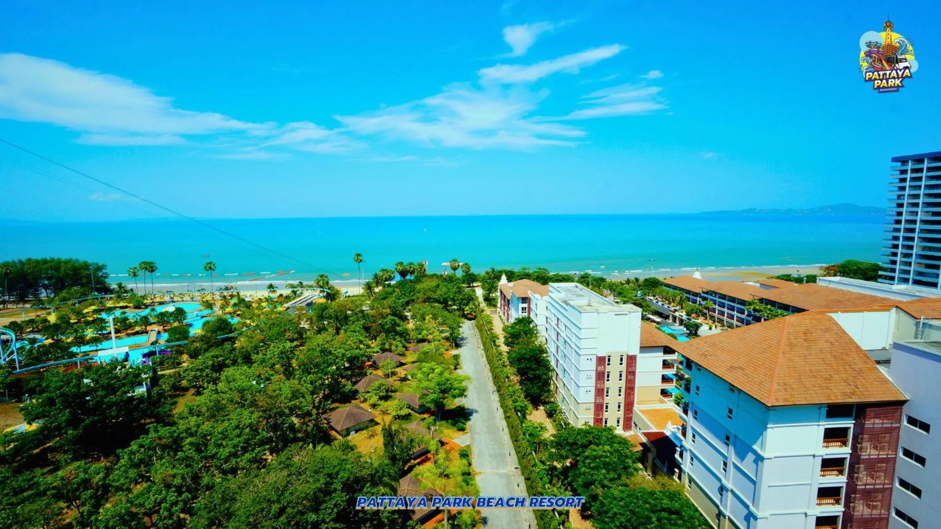 Bird's eye view in Pattaya Park Beach Resort