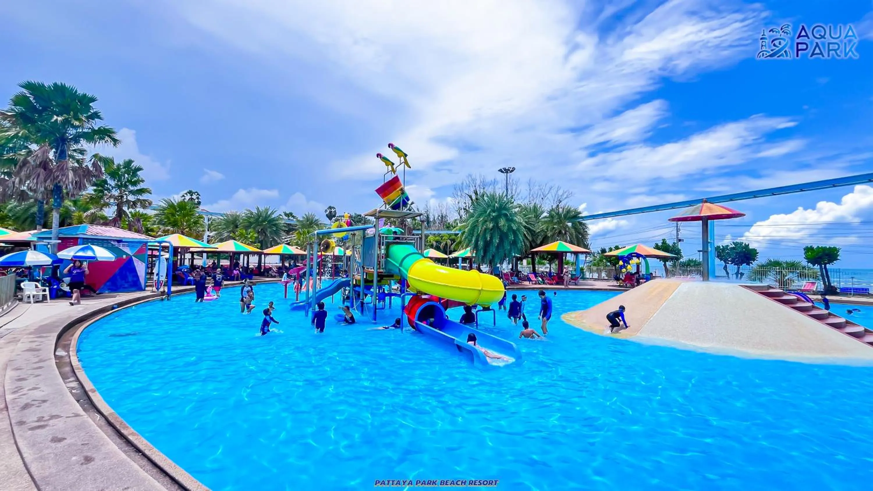 Aqua park in Pattaya Park Beach Resort