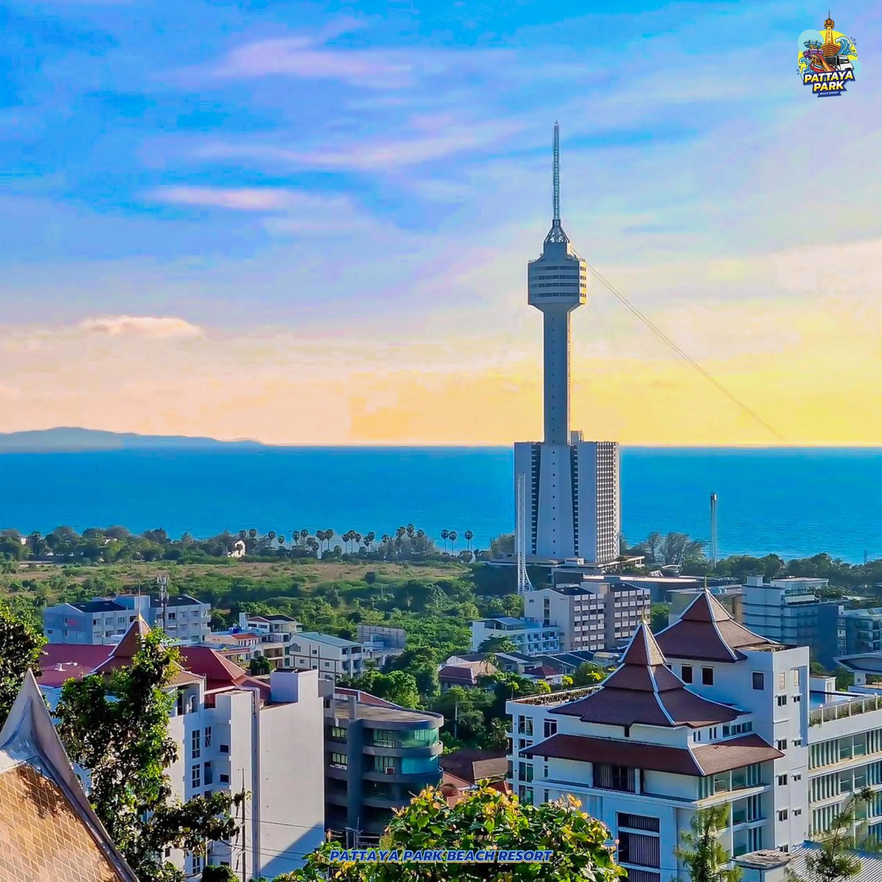 Bird's eye view in Pattaya Park Beach Resort