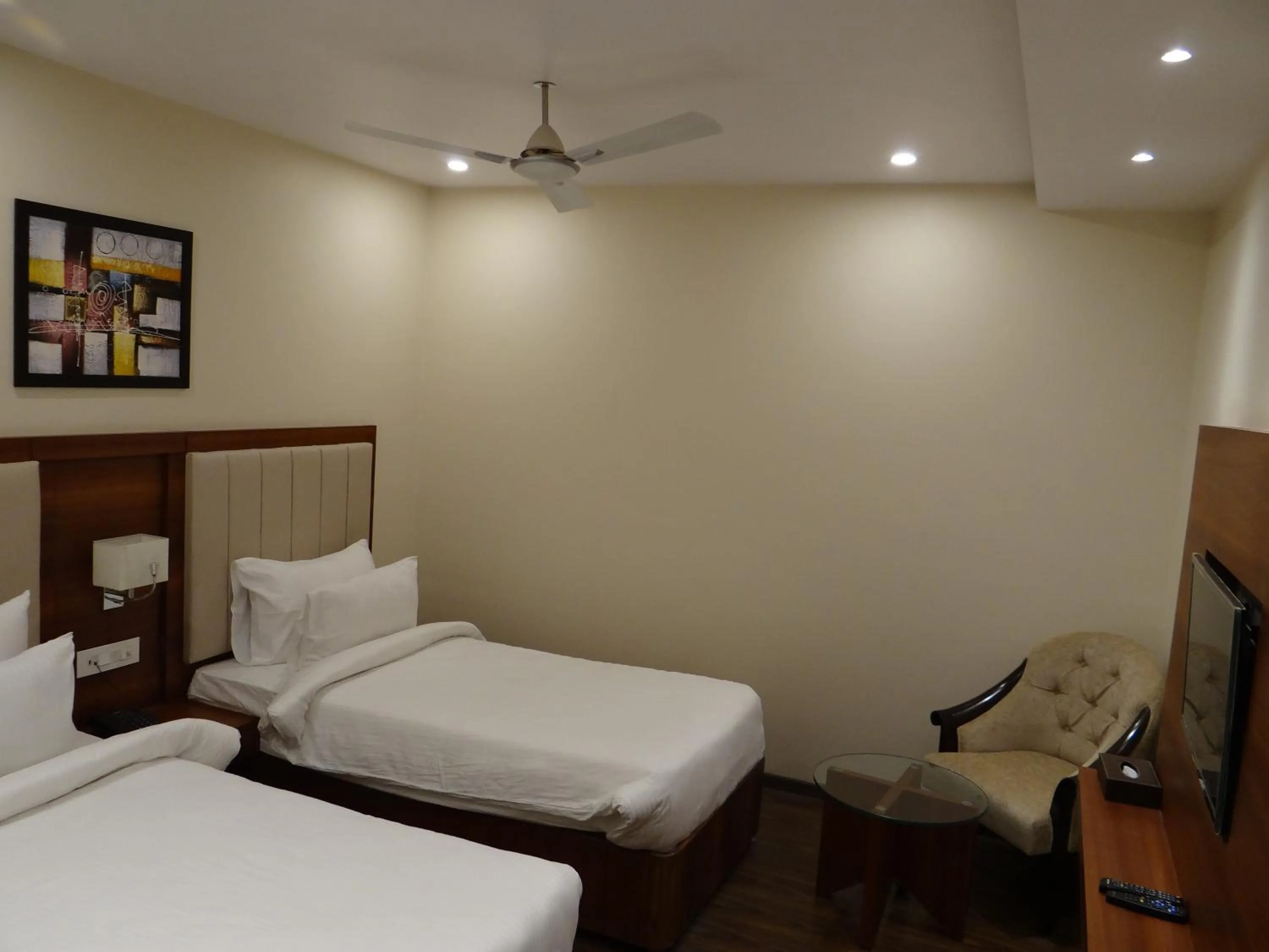 Photo of the whole room, Bed in Hotel Tridev