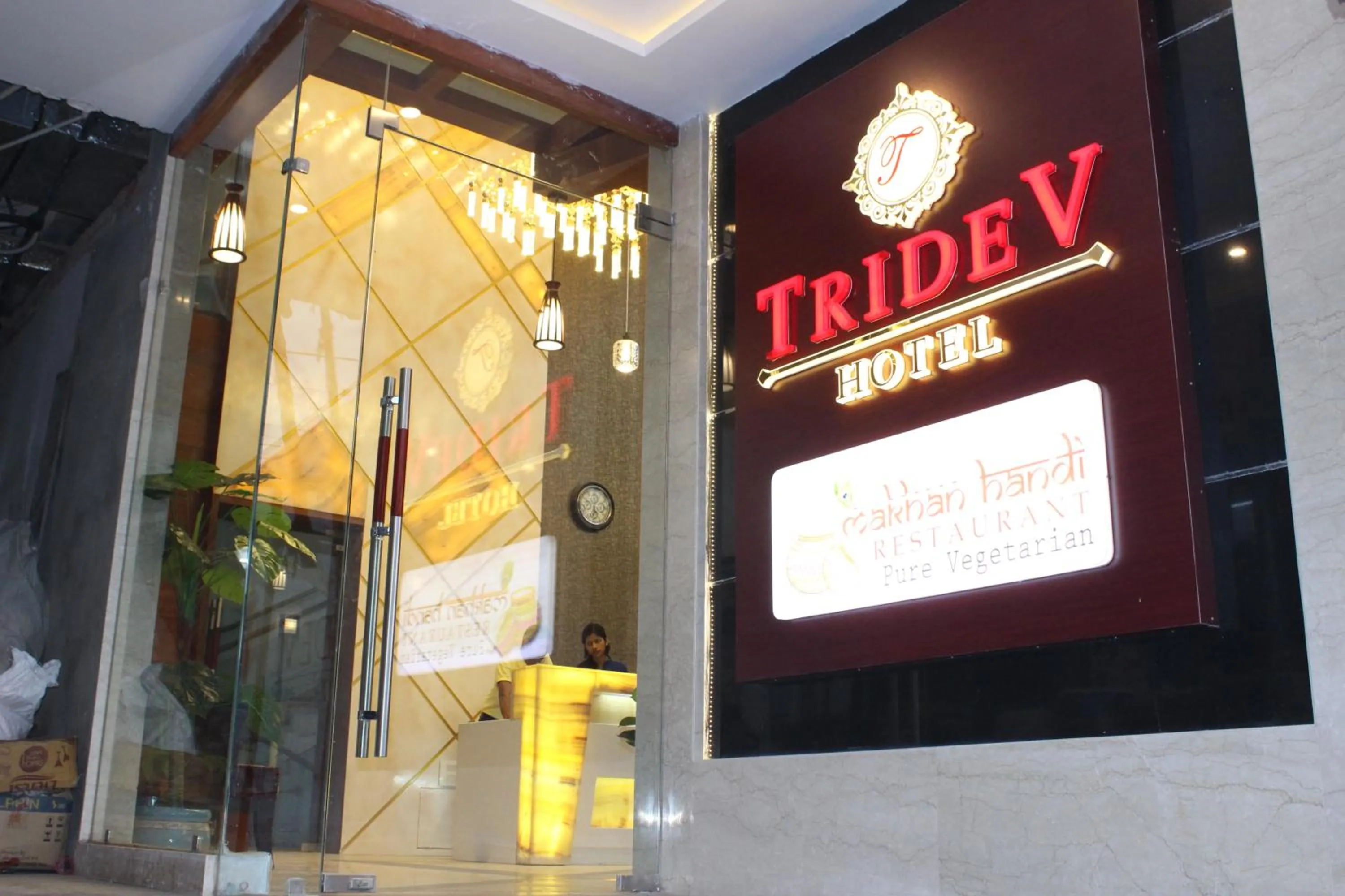 Property logo or sign in Hotel Tridev
