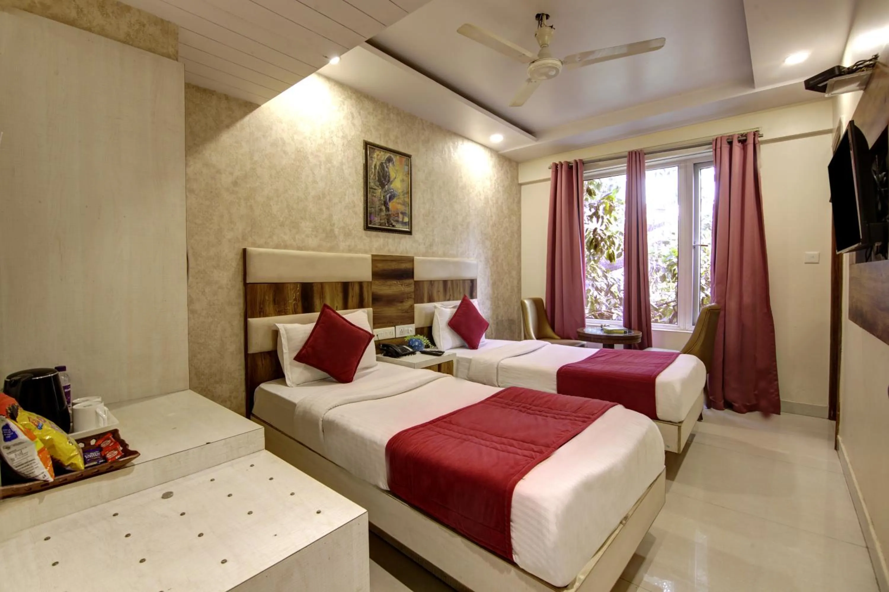 Bedroom, Bed in The Shanti Plaza - Traveler's choice awarded 2025