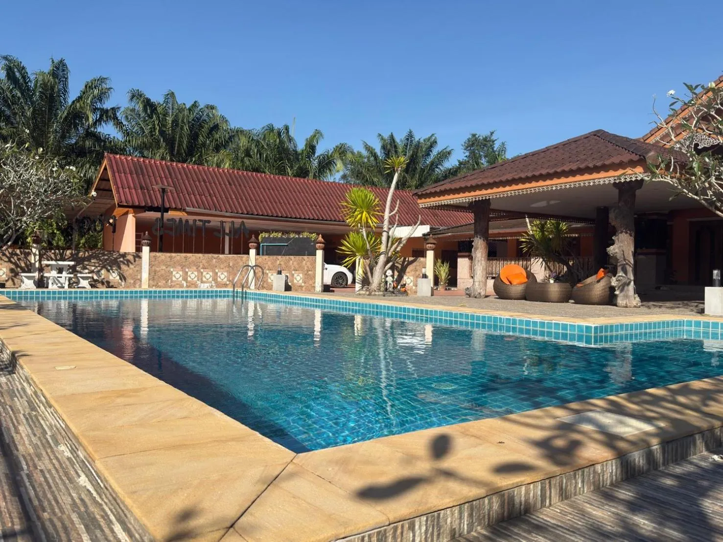 Swimming pool in All Times Pool Villas