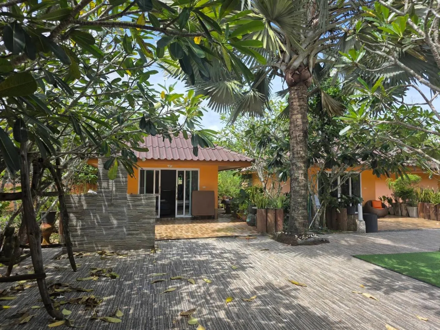 Garden view in All Times Pool Villas