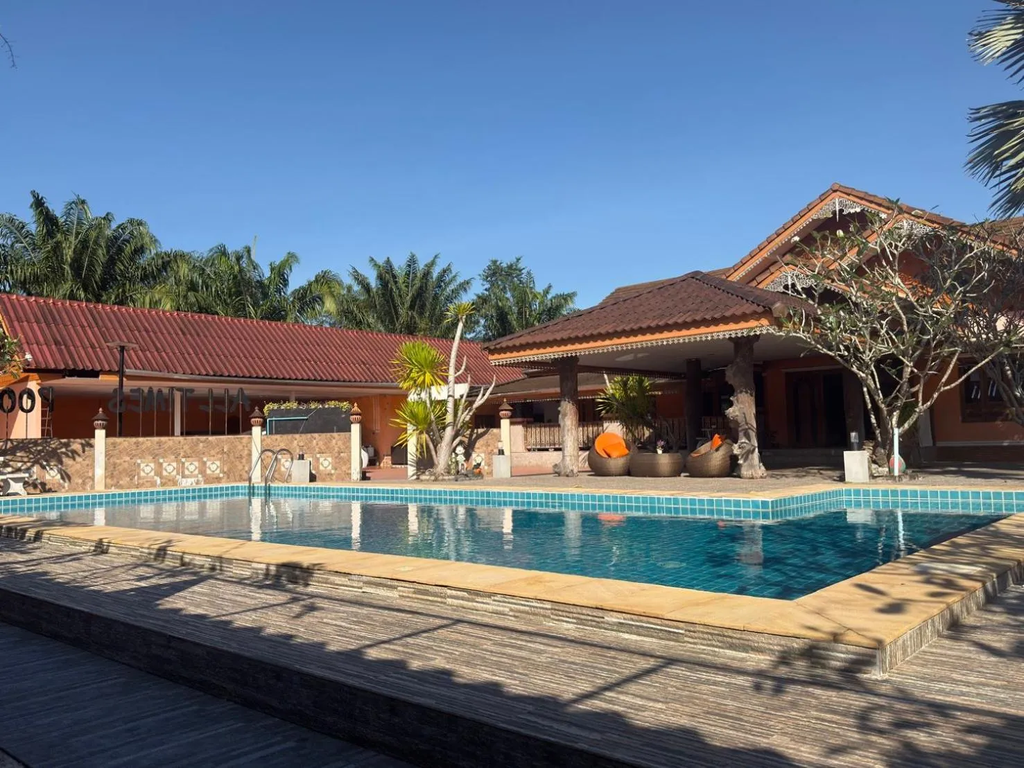 Swimming pool in All Times Pool Villas