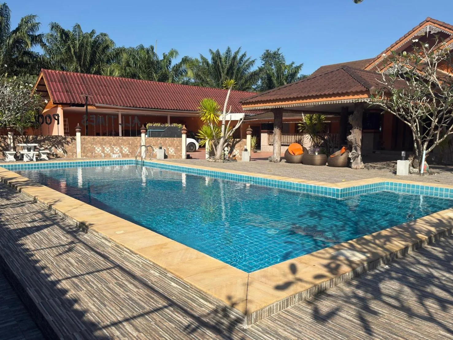 Swimming pool in All Times Pool Villas