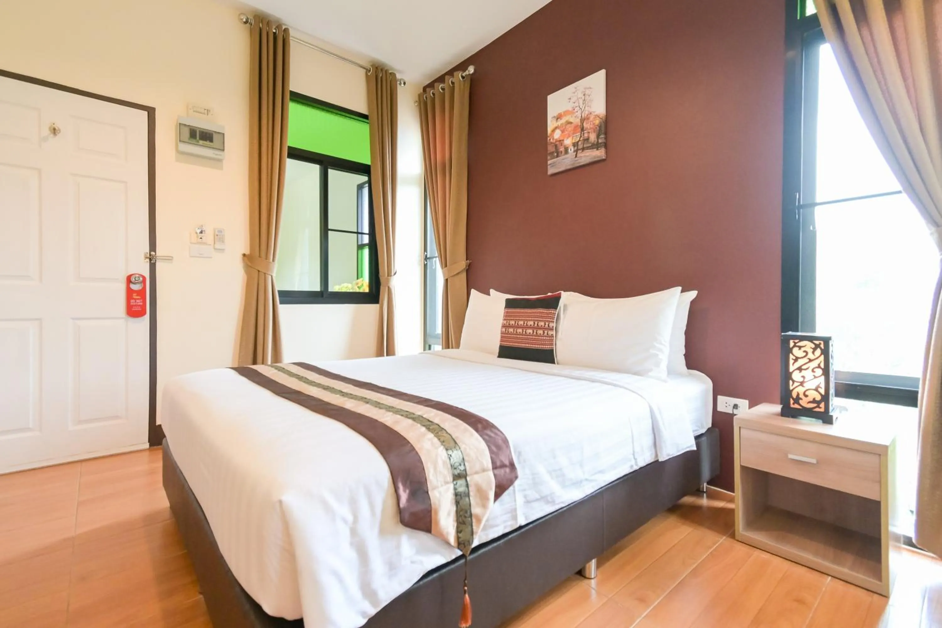 Bedroom, Bed in Baan Kieng Tawan