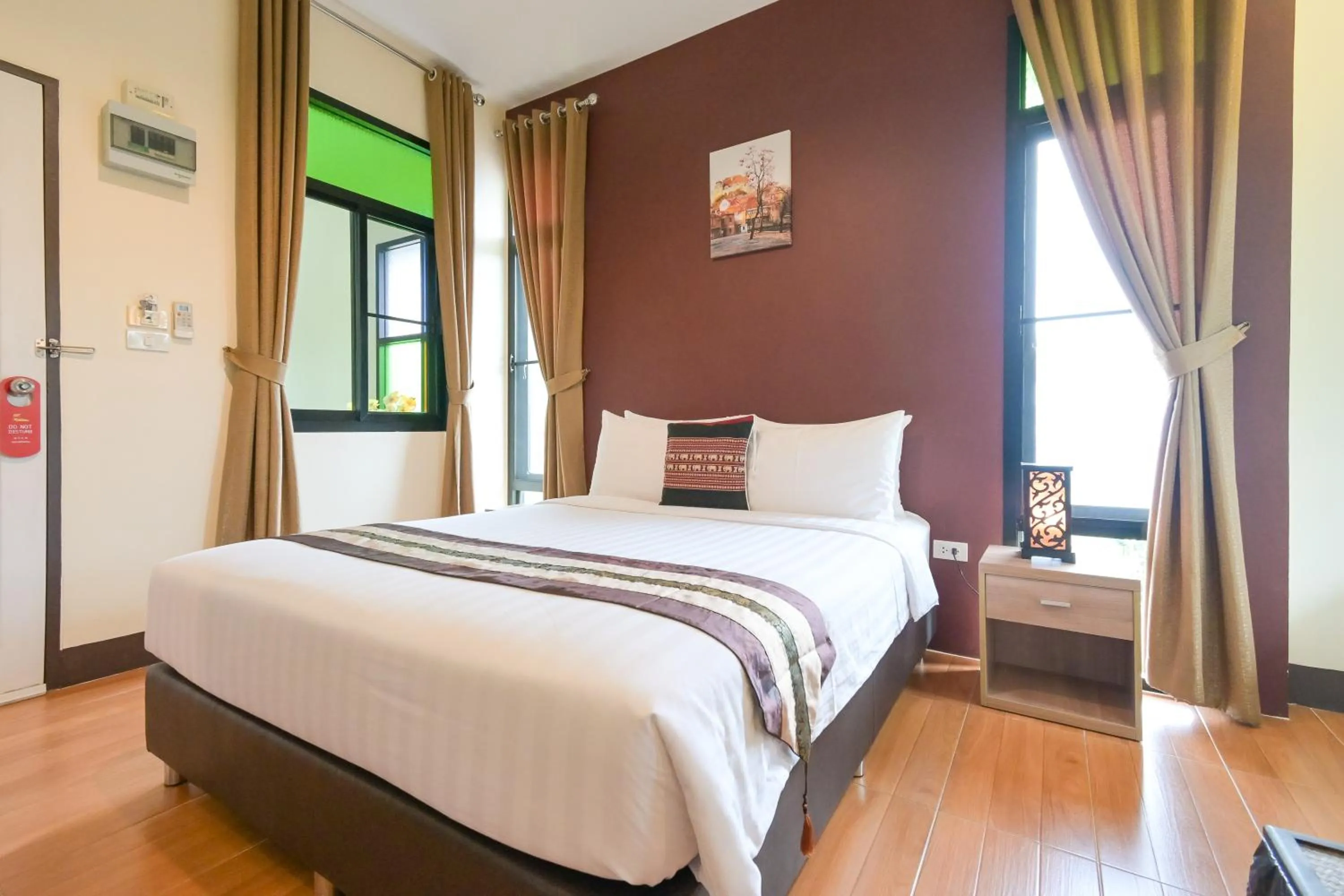 Bedroom, Bed in Baan Kieng Tawan