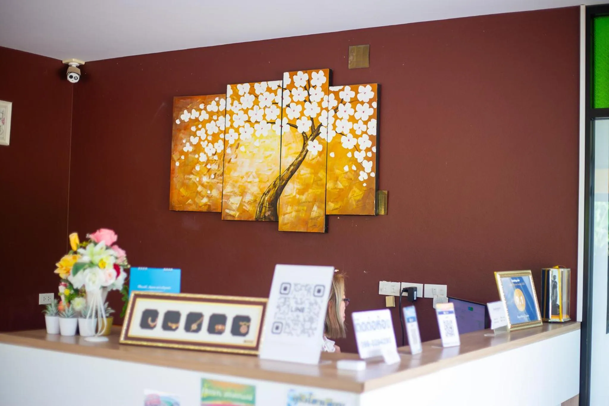 Lobby or reception in Baan Kieng Tawan