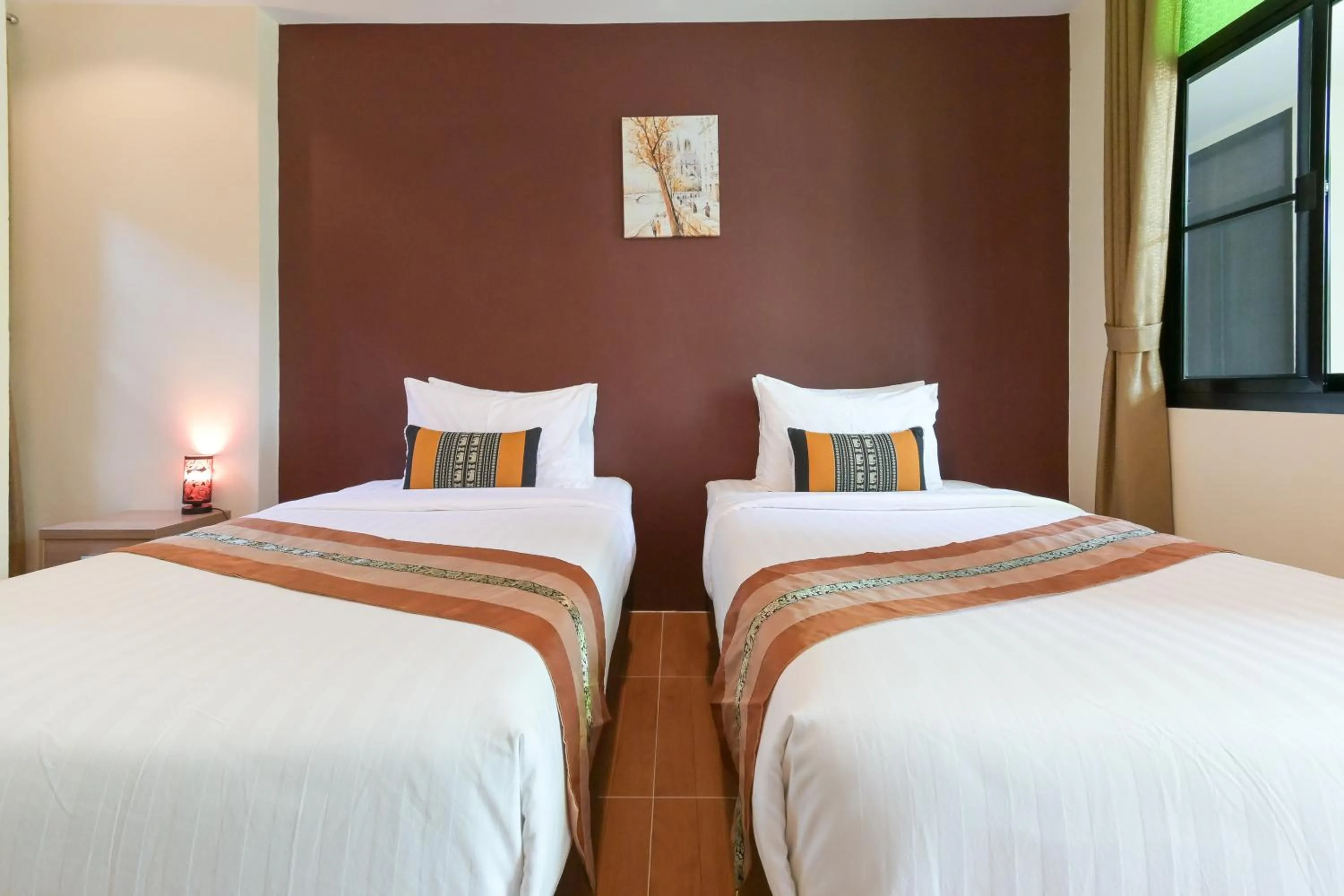 Bed in Baan Kieng Tawan